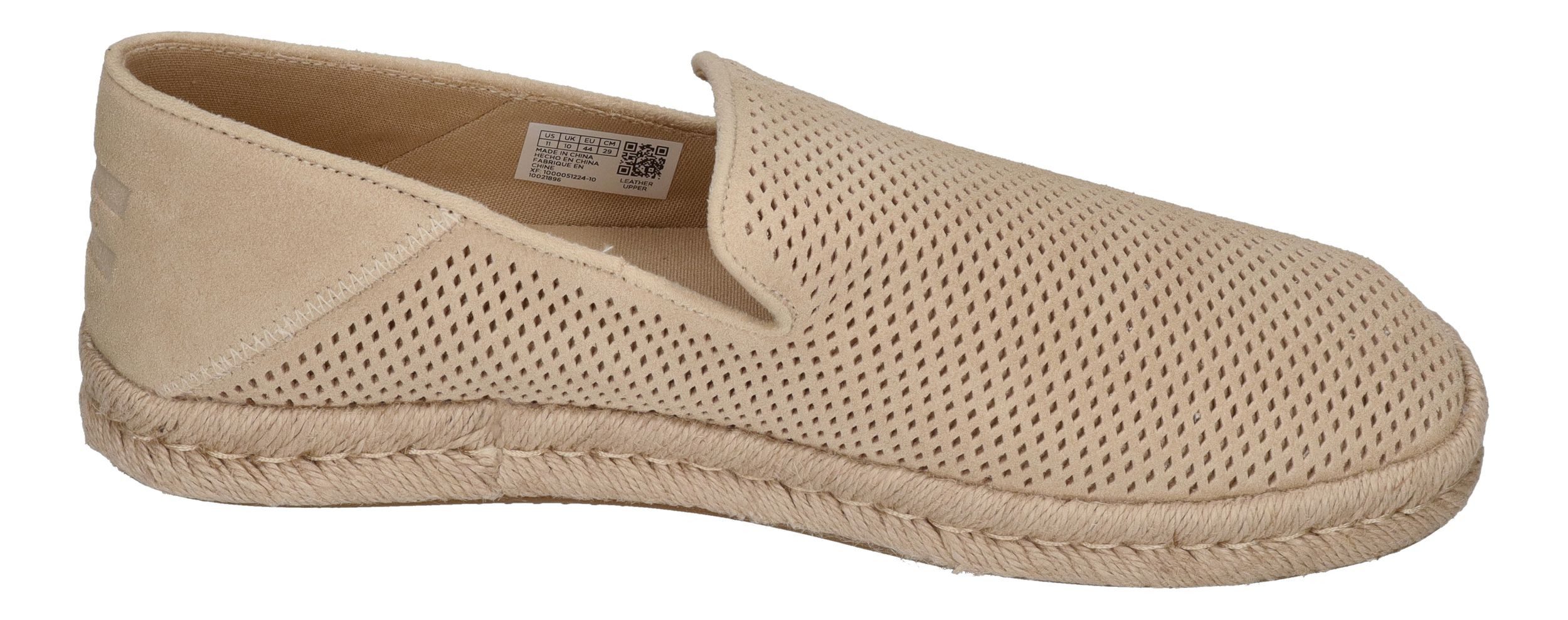 TOMS SANTIAGO Espadrille Almond Diamond Perforated Suede – Bild 4 von 5