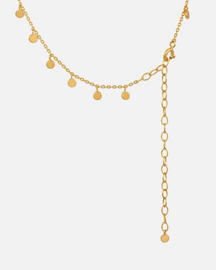Pernille Corydon Kette mit Anhänger Sheen Halskette Damen 42-50 cm, Silber 925, 18 Karat vergoldet