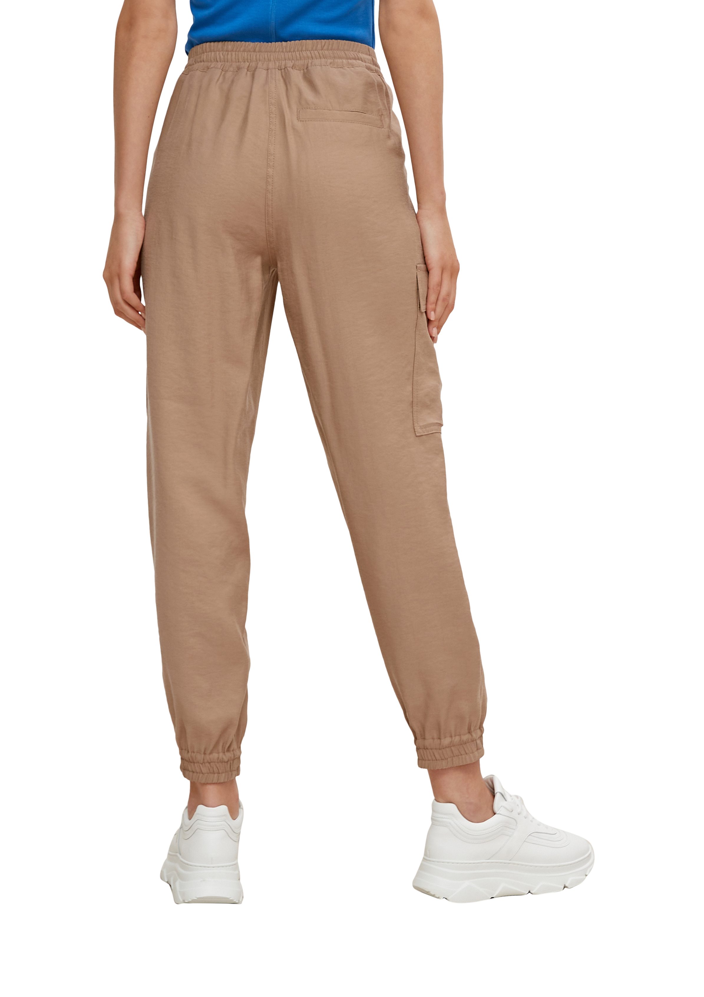 comma casual identity Joggpants Cargotasche Regular: mit Stoffhose