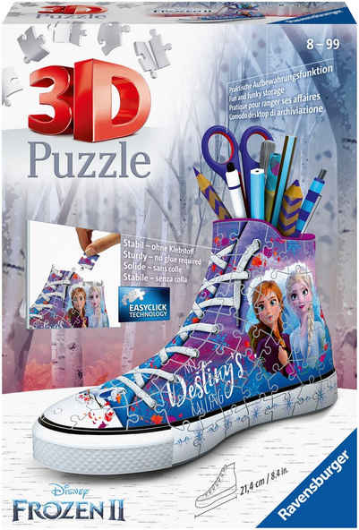 Ravensburger 3D-Puzzle »Disney Frozen II, Sneaker«, 108 Puzzleteile, Made in Europe, FSC® - schützt Wald - weltweit
