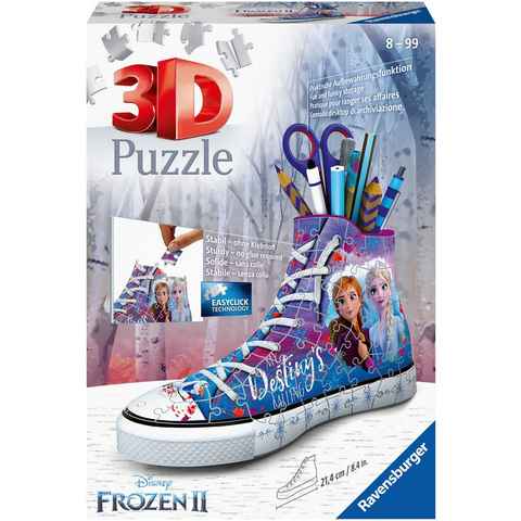 Ravensburger 3D-Puzzle Disney Frozen II, Sneaker, 108 Puzzleteile, Made in Europe, FSC® - schützt Wald - weltweit