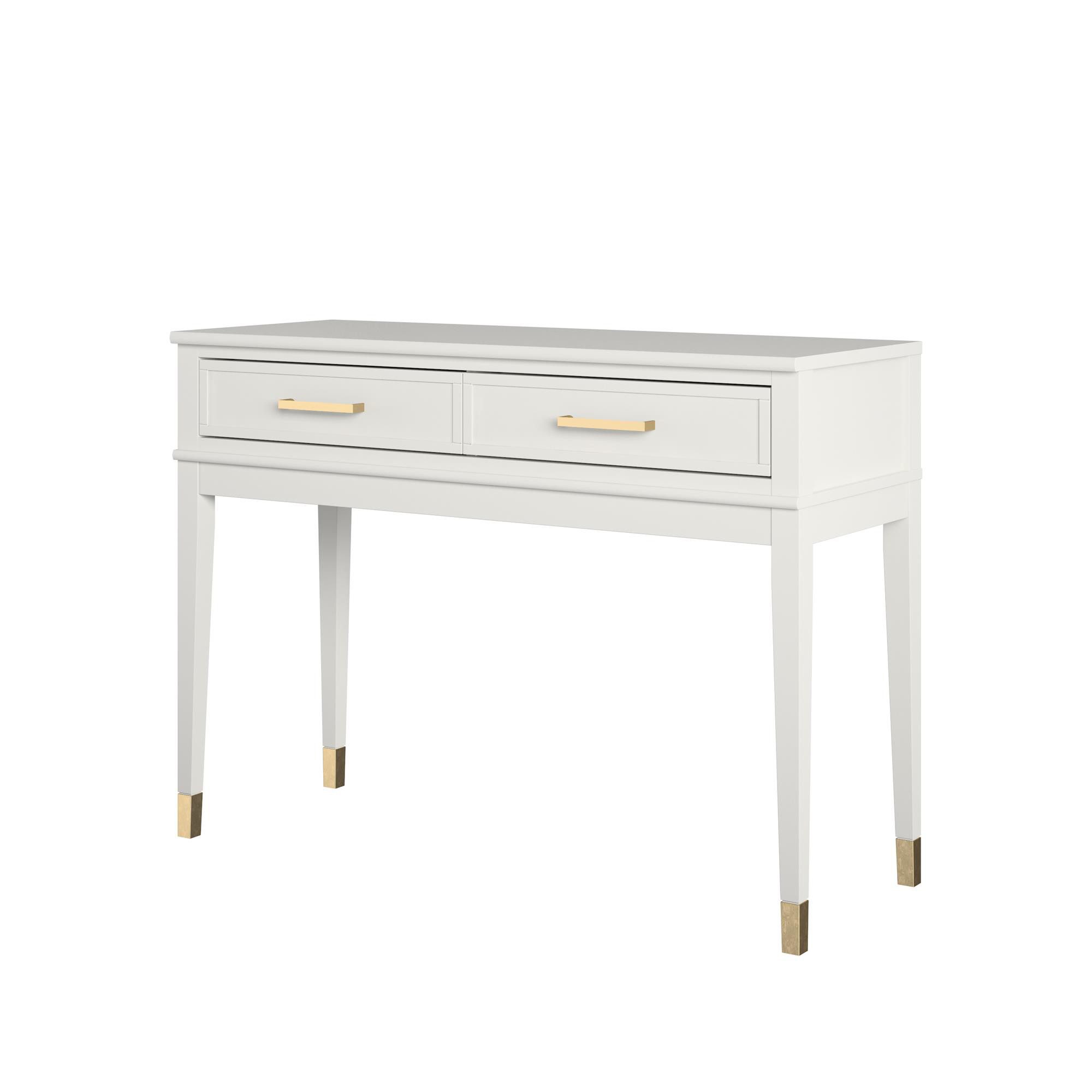 loft24 Konsolentisch Westerleigh - Flurtisch Eingangstisch Beistelltisch Dielentisch, schmaler Tisch, Dielentisch, Flurtisch, 2 Schubladen, Breite 105 cm