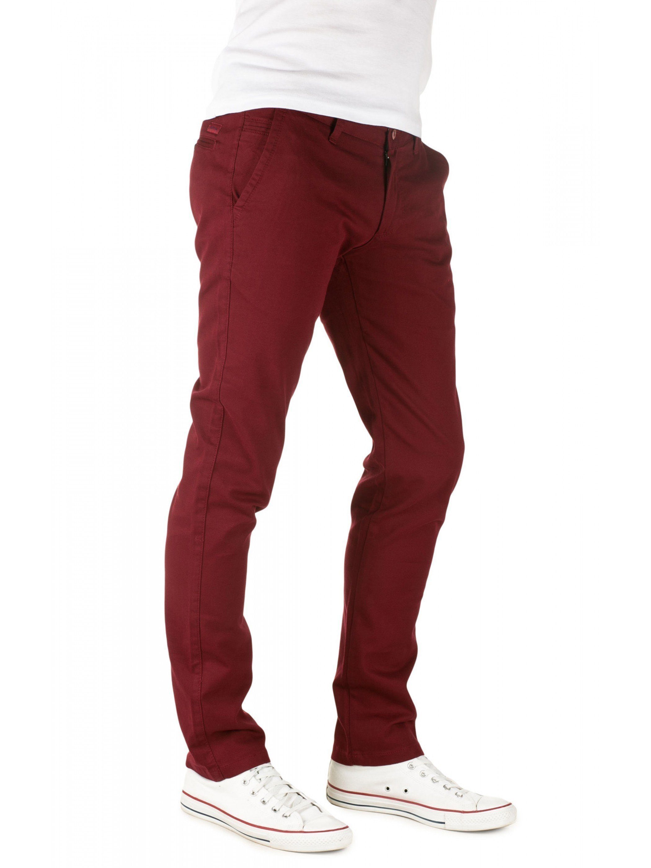 WOTEGA Chinohose Pattern Herren Slim Fit Chinohose