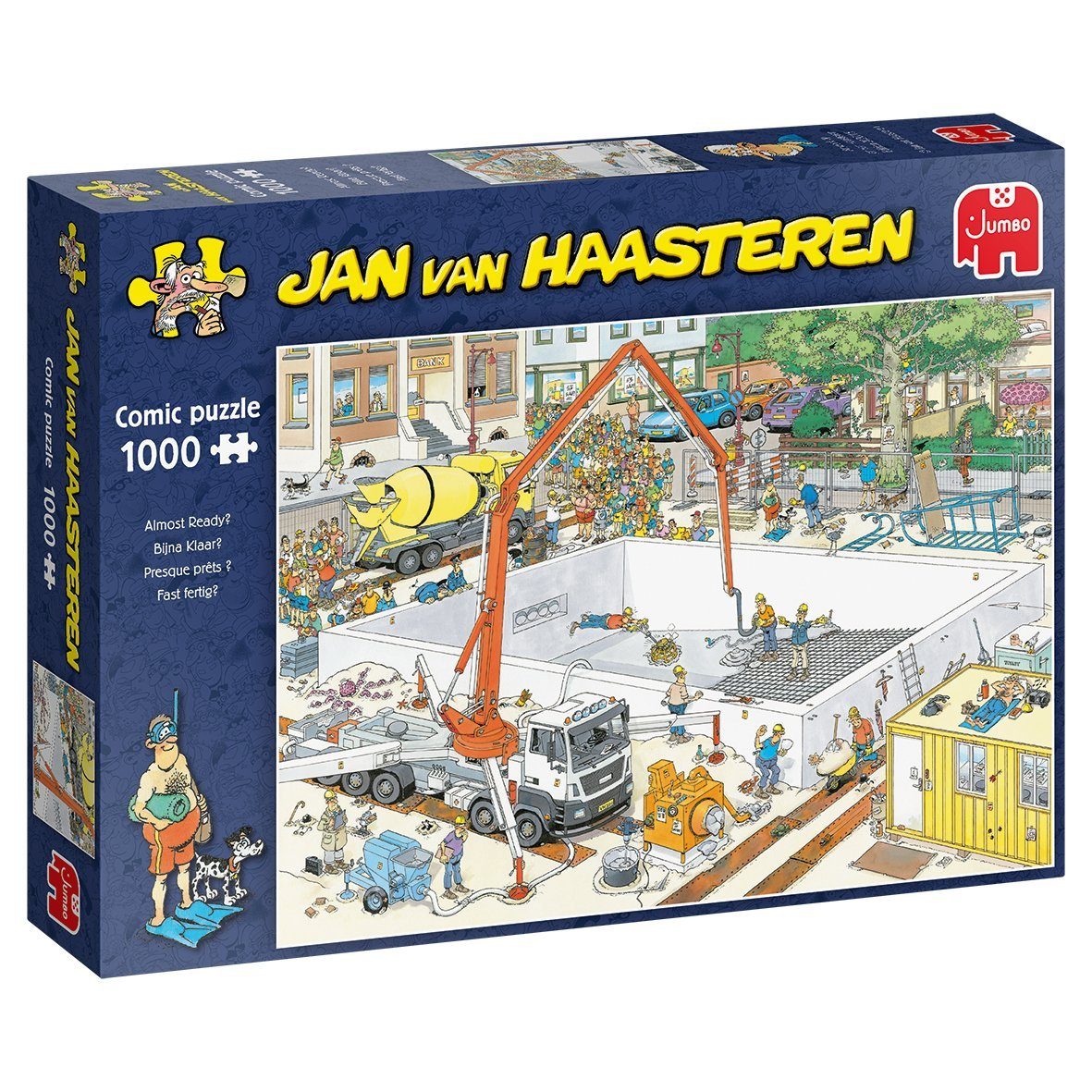 Jan van Haasteren Puzzle JUMBO 20037 Jan van Haasteren Fast fertig? 1000 Teile Puzzle, 1000 Puzzleteile