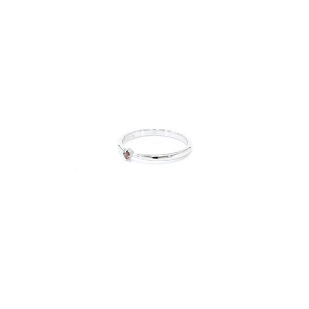 Cavill Diamantring Cognac Diamant Sterling Silber Ring (1-tlg)
