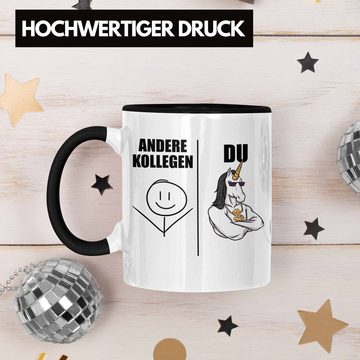 Trendation Tasse Trendation - Bester Kollege Tasse Geschenk Lieblingskollege mit Spruch Danke Lustig