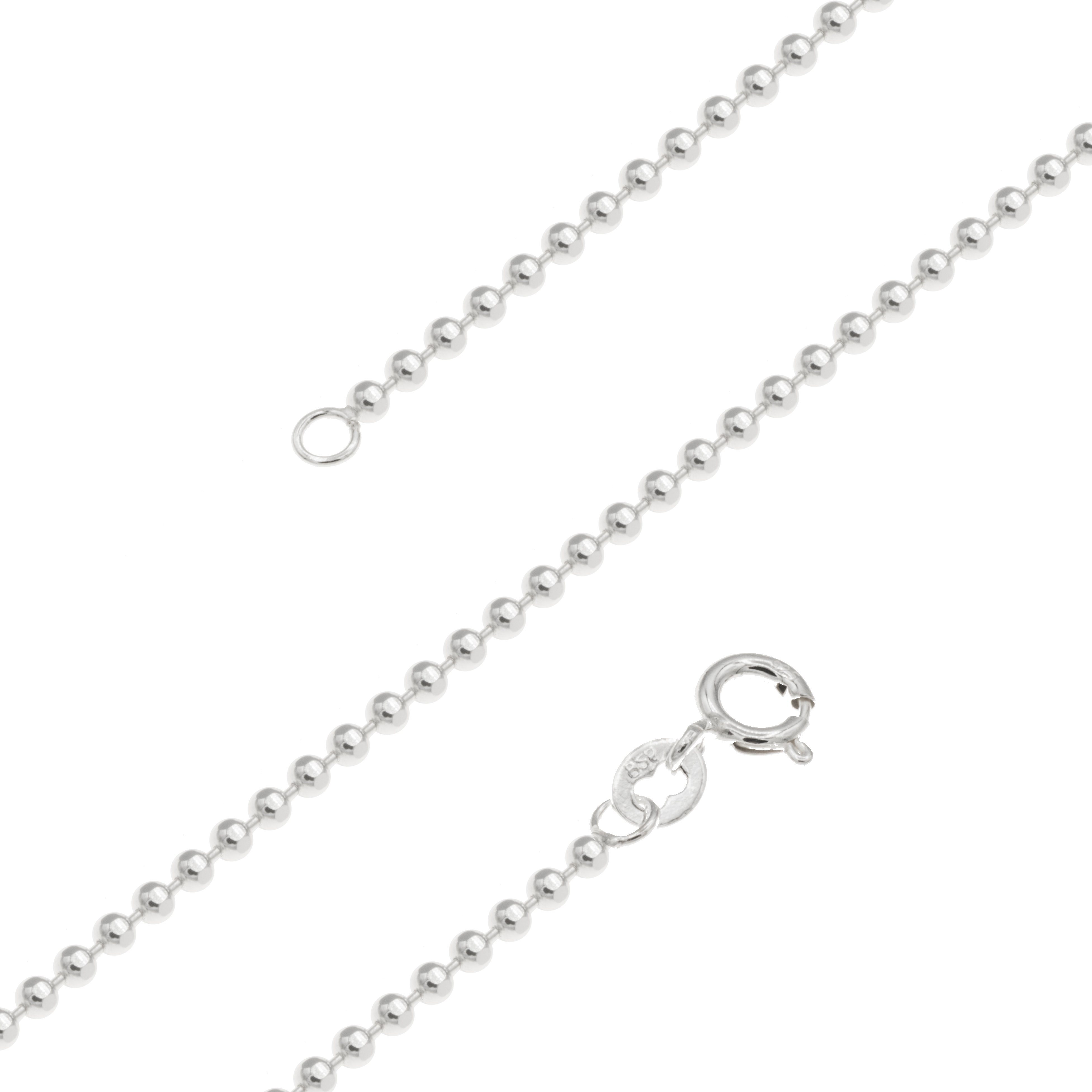 Bella Carina Silberkette Kugelkette 2 mm, günstig online kaufen