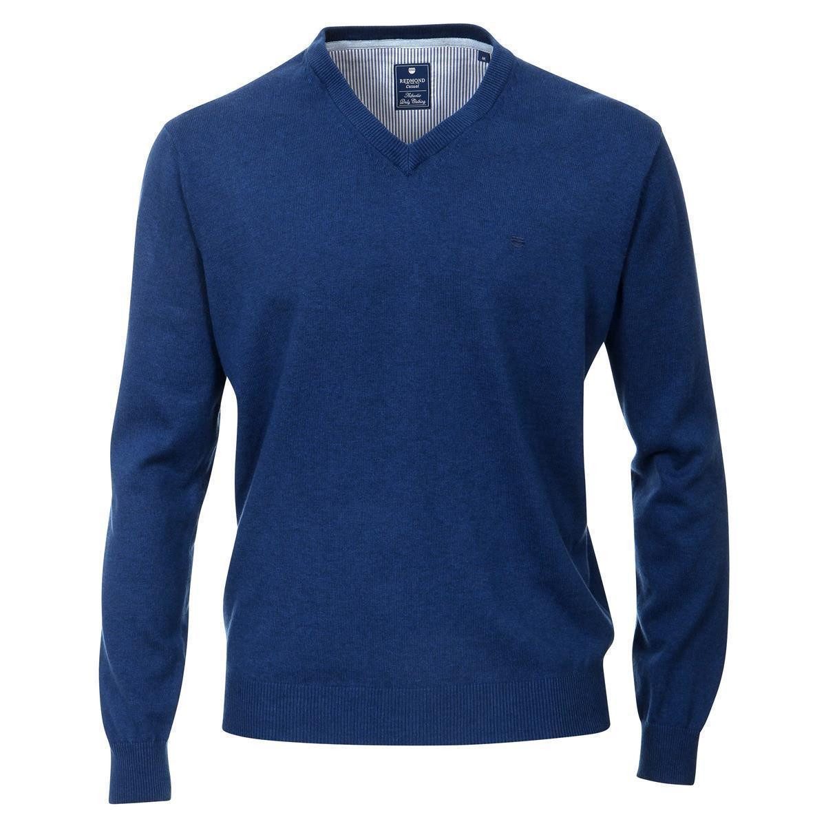 Redmond V-Ausschnitt-Pullover REDMOND Casual Herren Pullover Langarm V-Neck günstig online kaufen