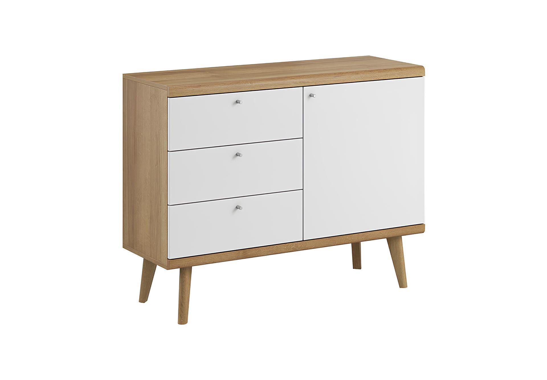 Xlmoebel Kombikommode Moderne Holz-Kommode im geradlinigen Design mit viel Stauraum (Kommode PRIMO PKSZ107), Hergestellt in Europa