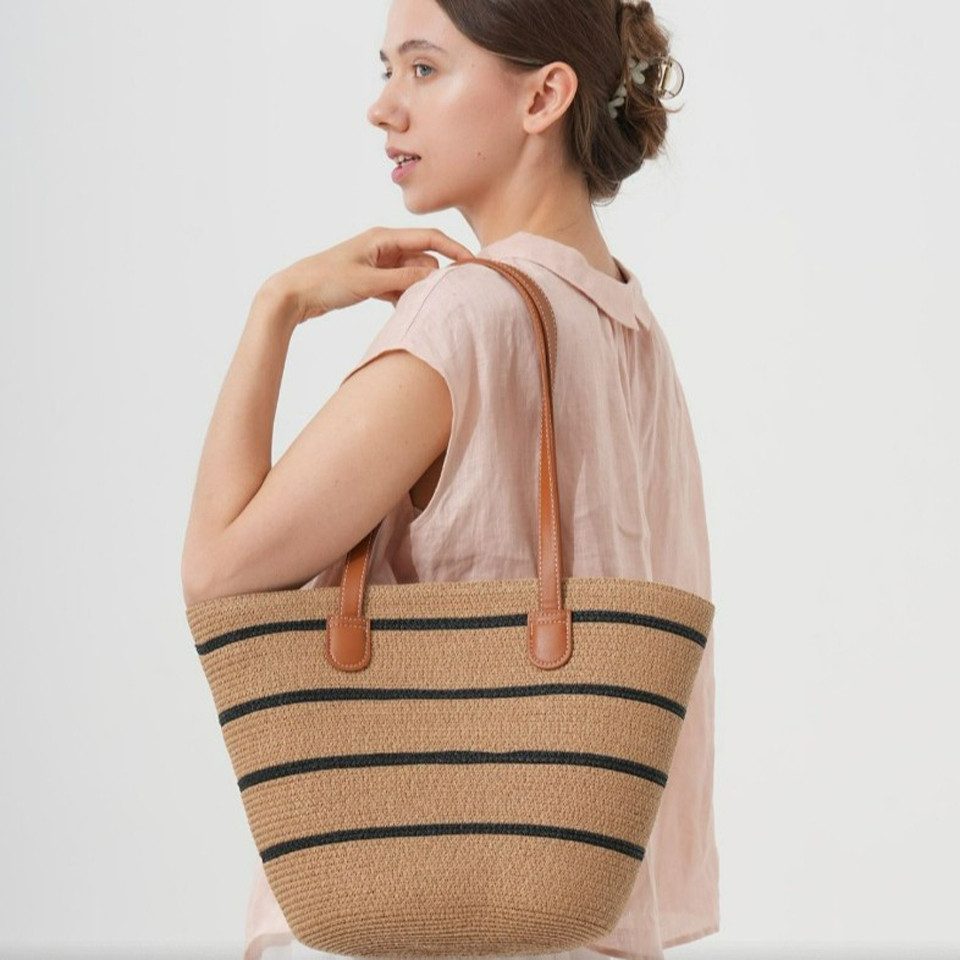 Coonoor Strandtasche Strohtaschen für Damen, Gewebte günstig online kaufen