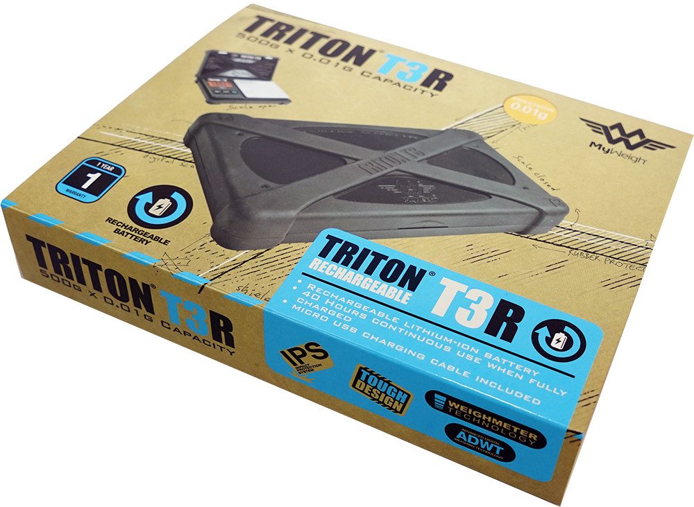 MyWeigh Taschenwaage Digitale Feinwaage T3R, 500 g / 0,01 g, wiederaufladbar