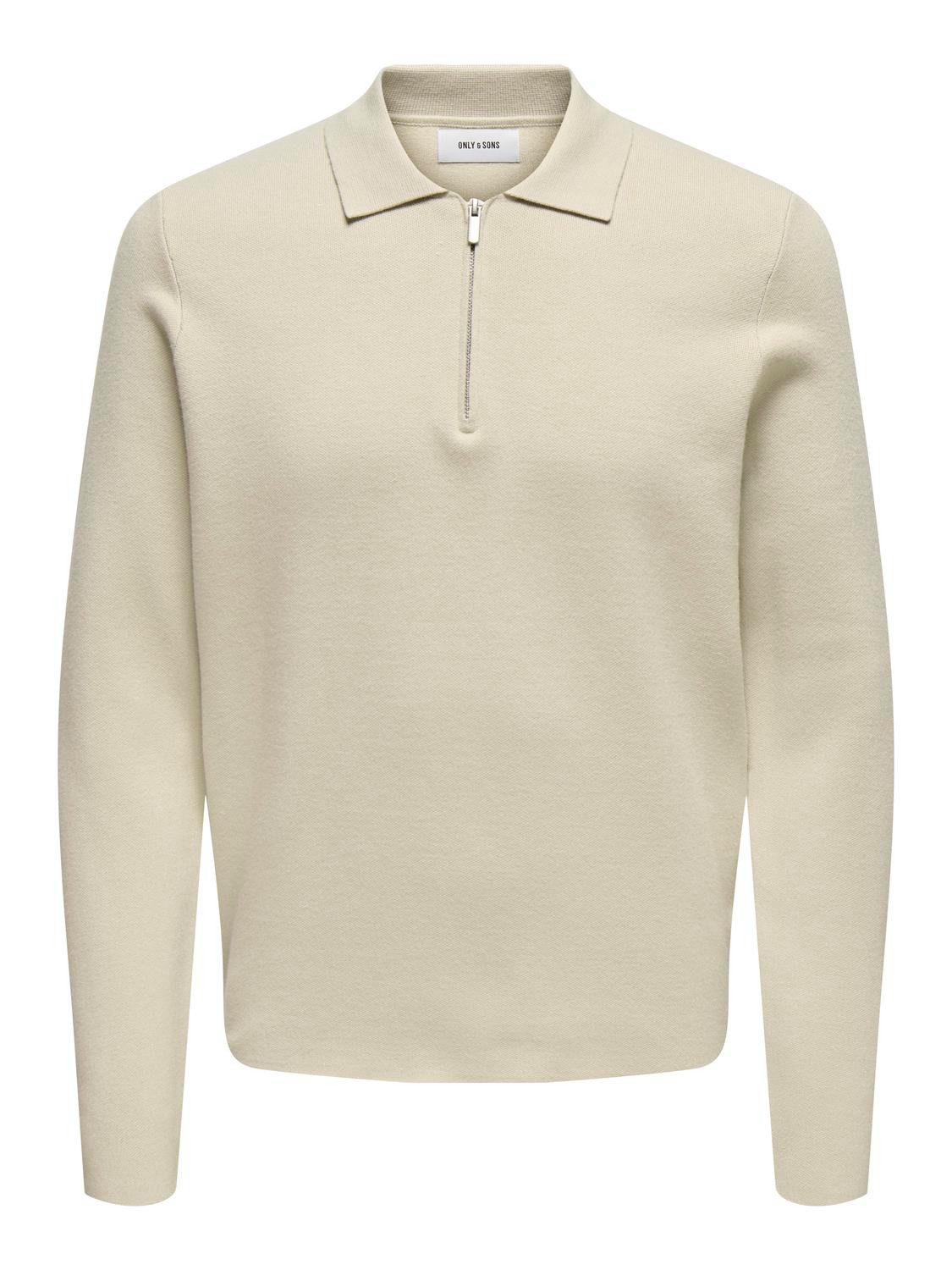 Polokragenpullover ONSCOOPER REG LS 12 HALF ZIP POLO