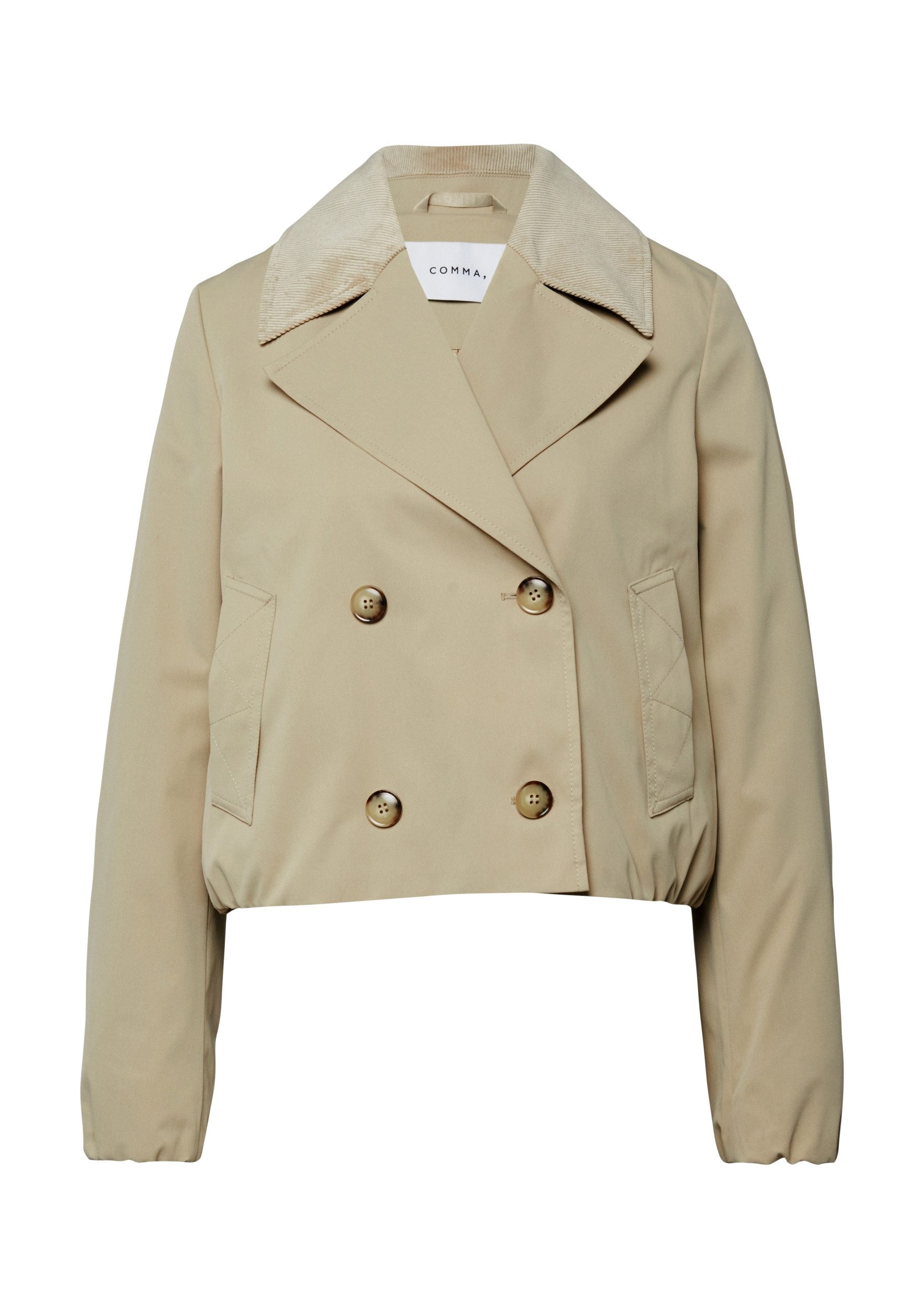comma Blusenblazer COMMA Outdoor-Jacke beige günstig online kaufen