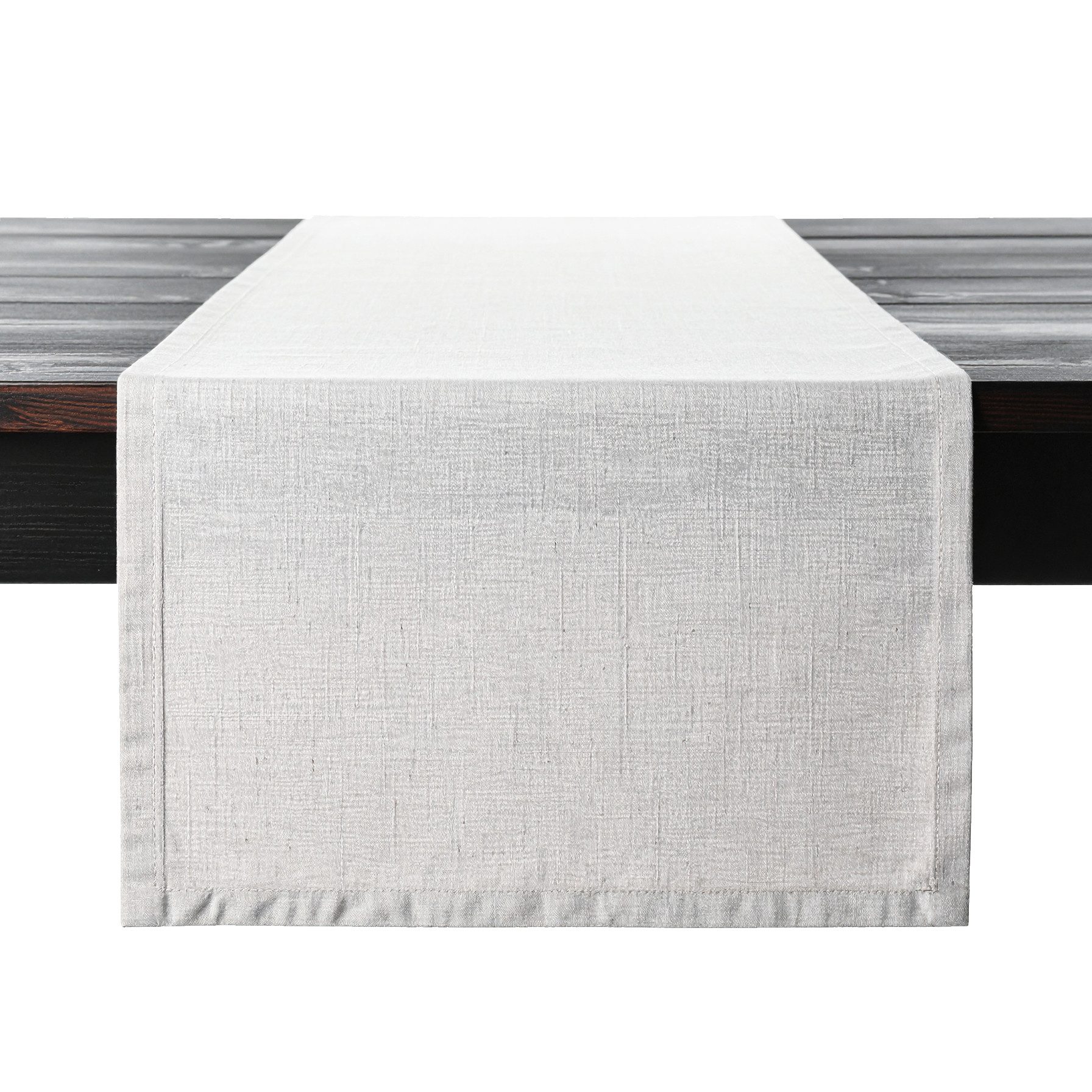 PROFLAX Tischläufer Tischläufer Proflax Leinen gris 50x150 cm, gewebt