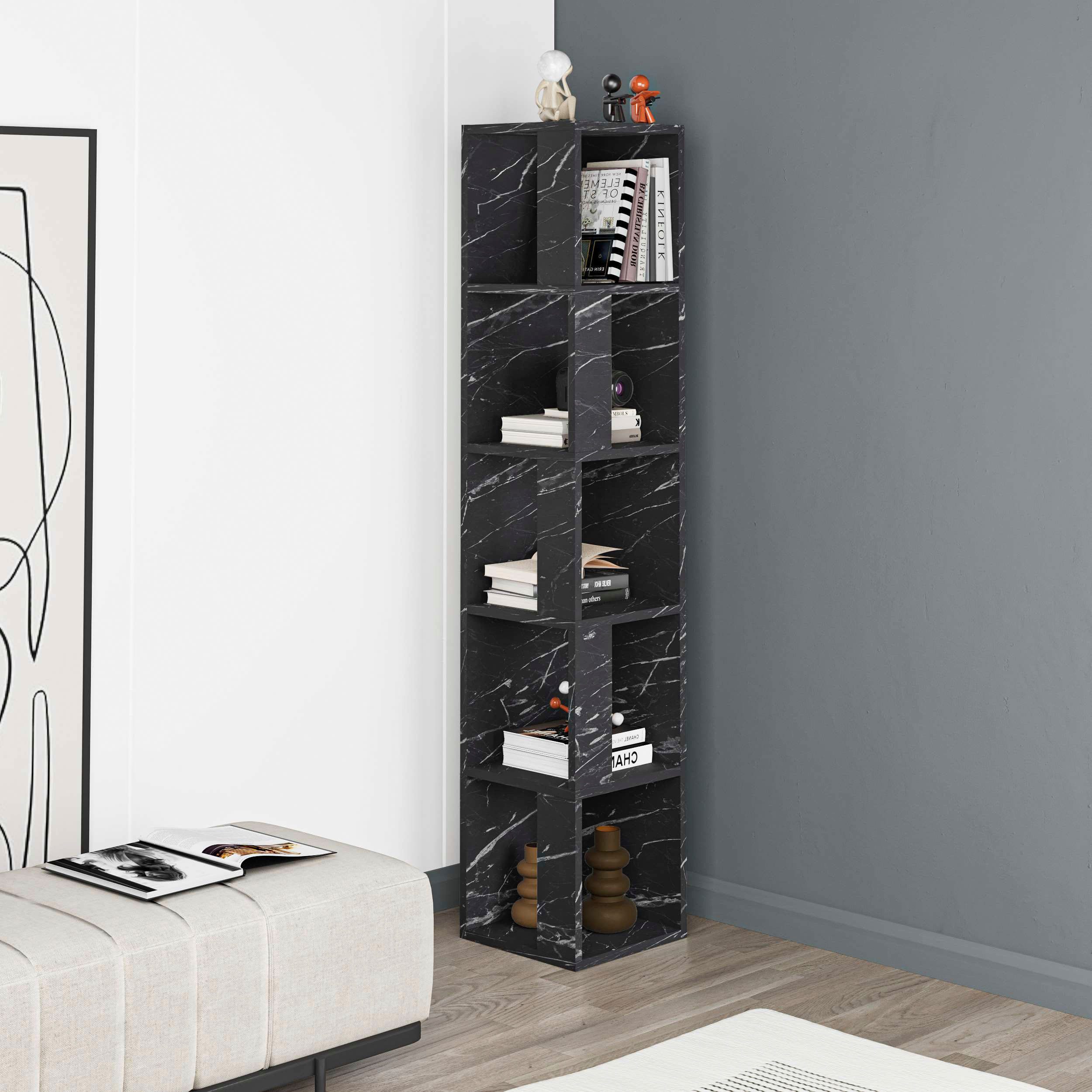 Decortie Bücherregal "Piano Bücherregal", (Packung), Leichte Montage, Lager günstig online kaufen