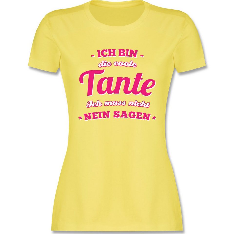 Shirtracer T Shirt Ich Bin Die Coole Tante Damen Premium T Shirt T Shirts Schwester Tante Online Kaufen Otto