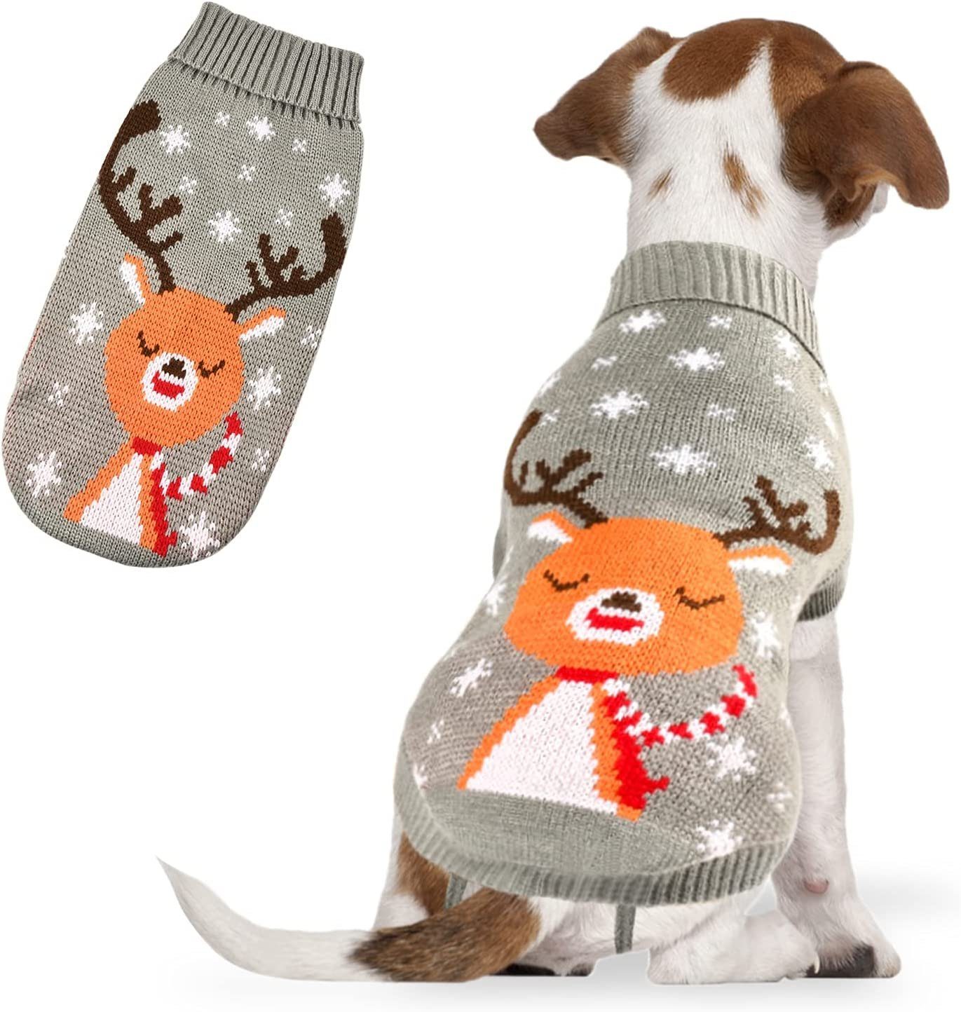 Housruse Hundepullover Haustier Hund Katze Pullover,Hundekostüm Weihnachten  Kleine Hunde