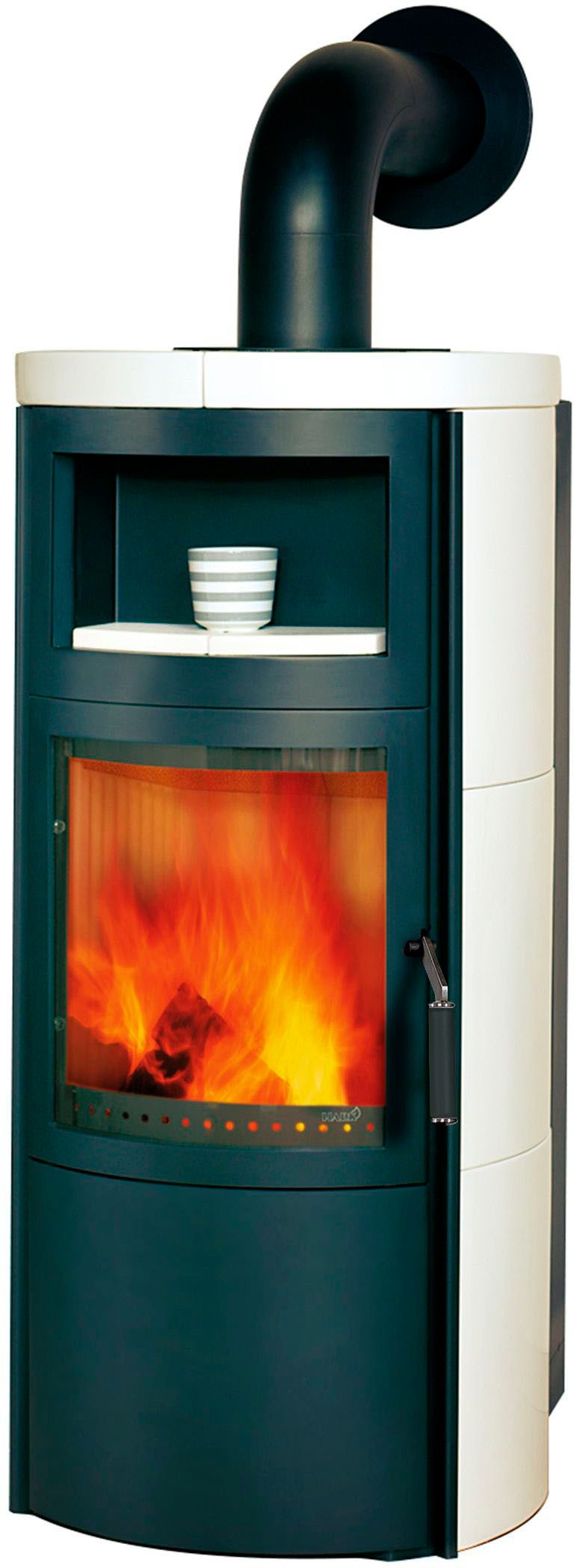 HARK Kaminofen Vito WW GT ECOplus 8,4 KW, 3,3 kW, Dauerbrand, creme-weiss