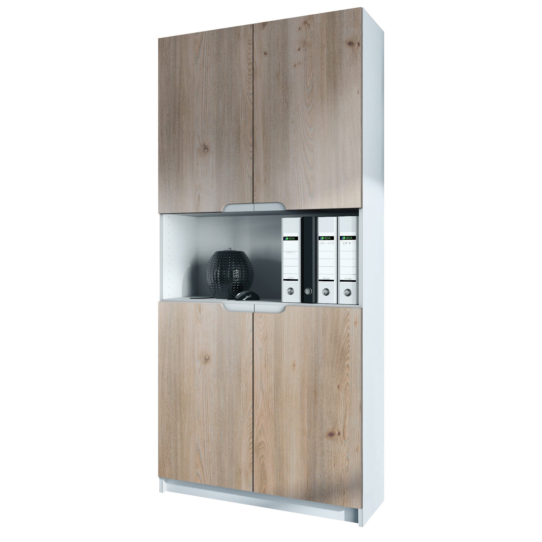 Vladon Aktenschrank Logan V2 (Aktenschrank, mit günstig online kaufen