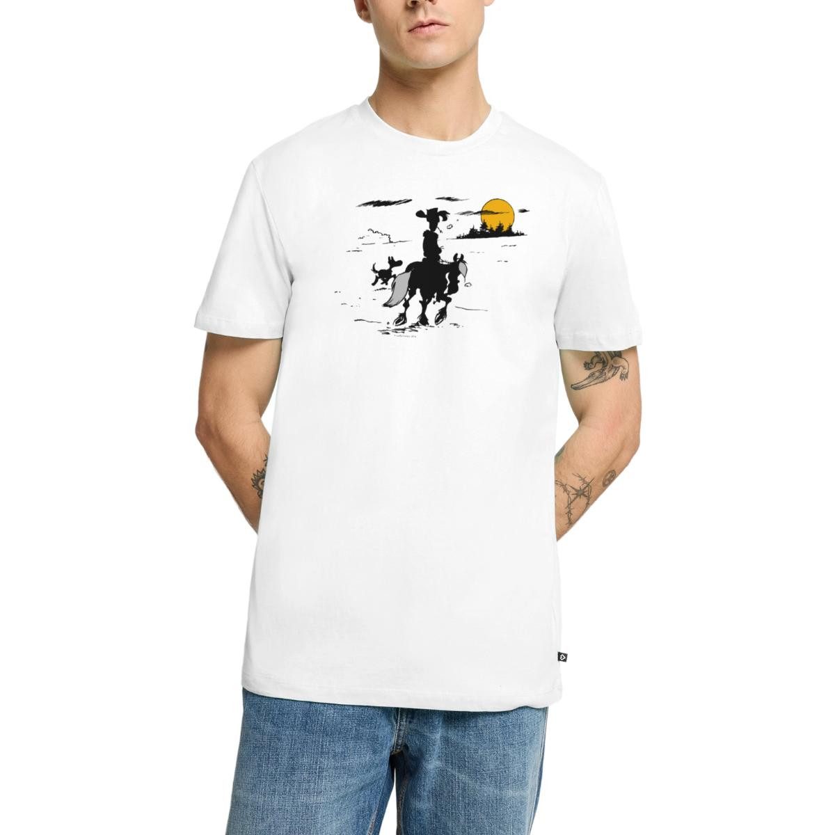 Spreadshirt T-Shirt Lucky Luke mit Jolly günstig online kaufen