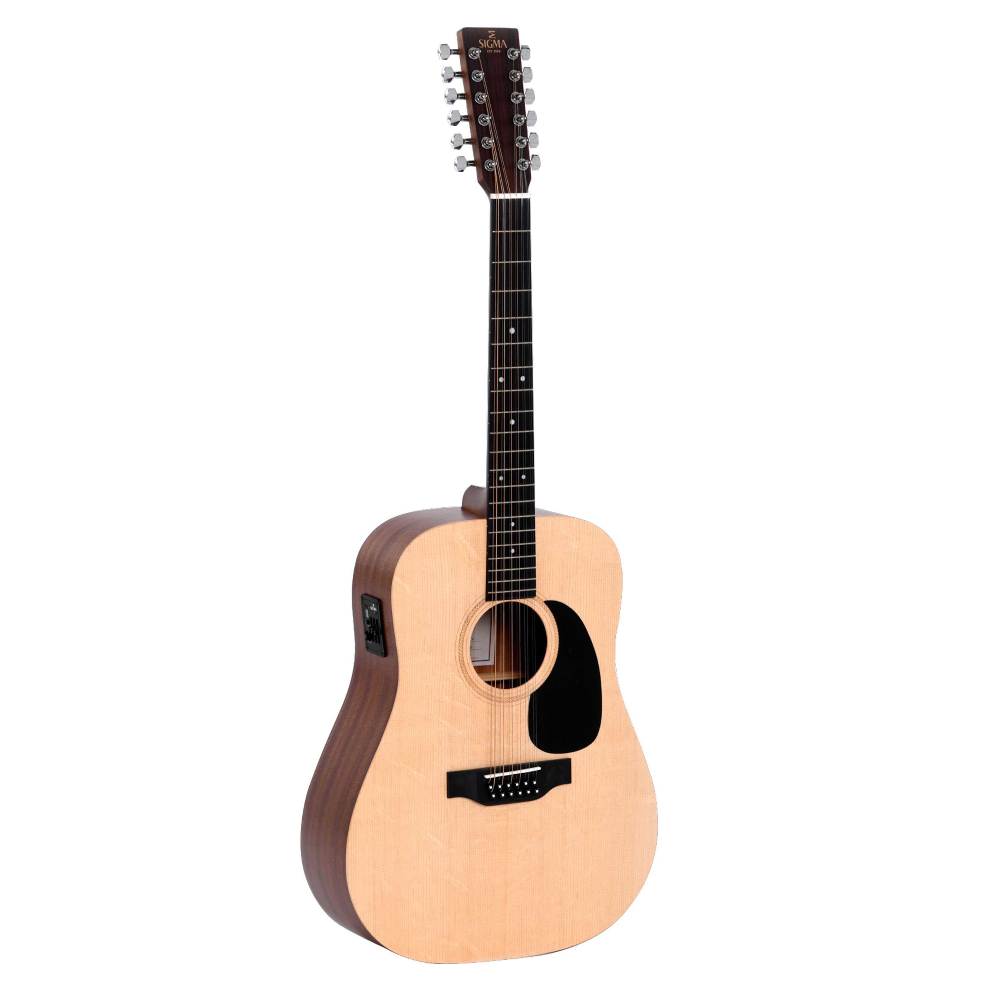 Sigma Guitars Westerngitarre, DM12E+, Westerngitarren, 12-Saiter Gitarren, DM12E - 12 Saiter Westerngitarre