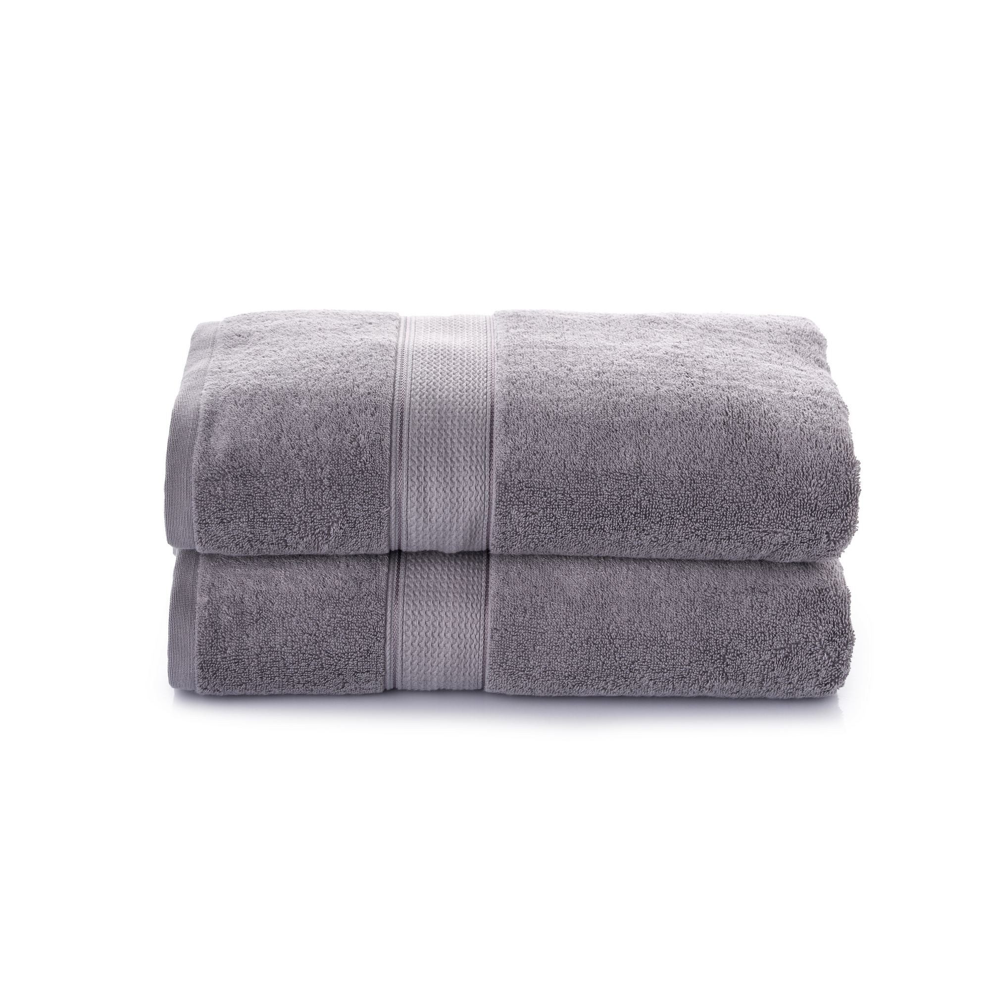 L'Essentiel Maison Badetücher Whitney Check, Frottee (Set, 2-St), 100 % Modal-Baumwolle