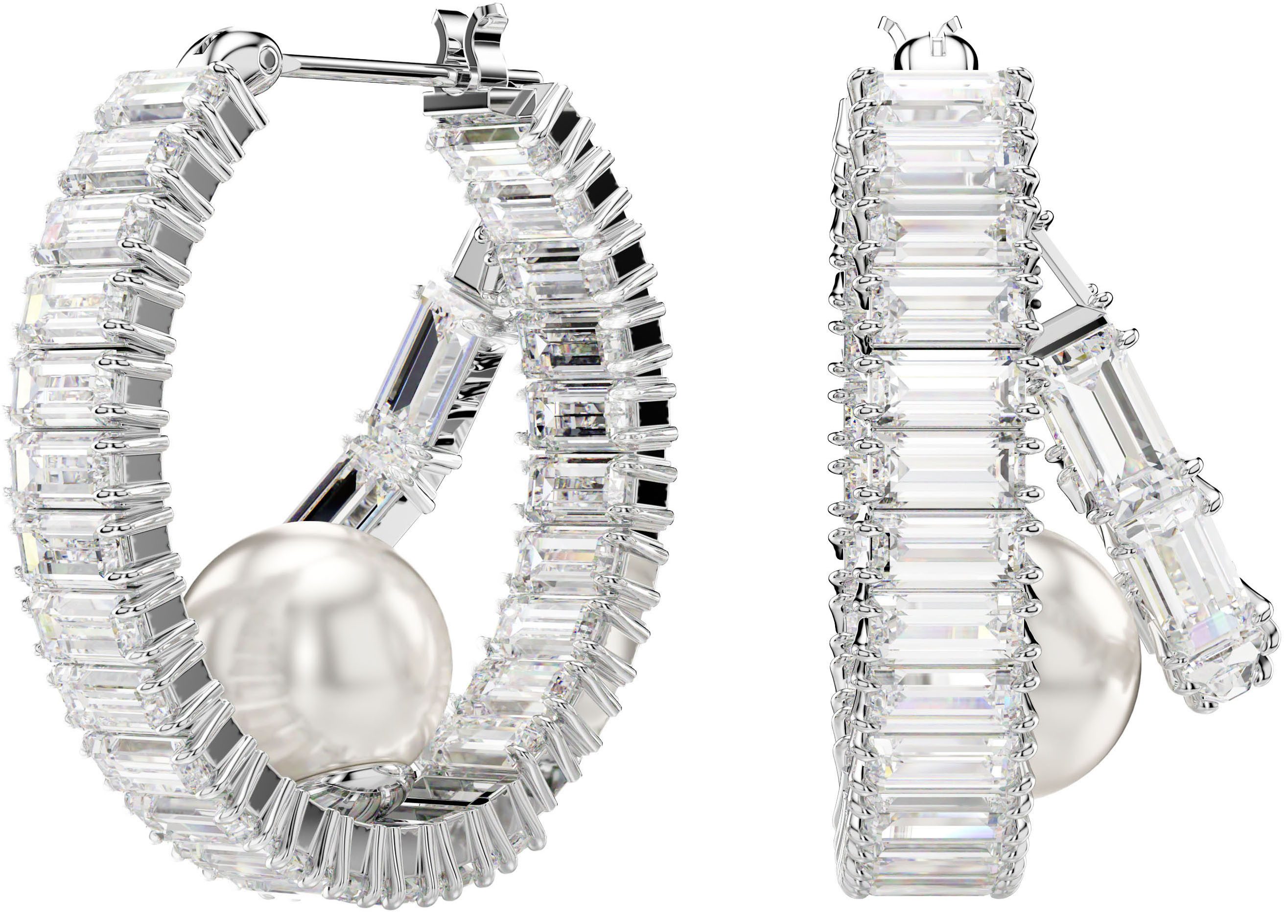 Swarovski Paar Creolen Schmuck Geschenk ... Swarovski Paar Creolen Schmuck Geschenk ...