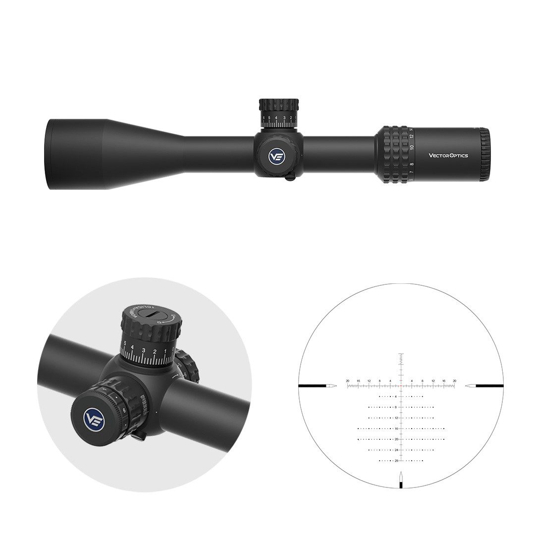 Vector Optics Vector Optics SCOL-59 Sentinel Gen II 4-16x50SFP Zielfernrohr (Ideal für Jagd, Sport und Airsoft)