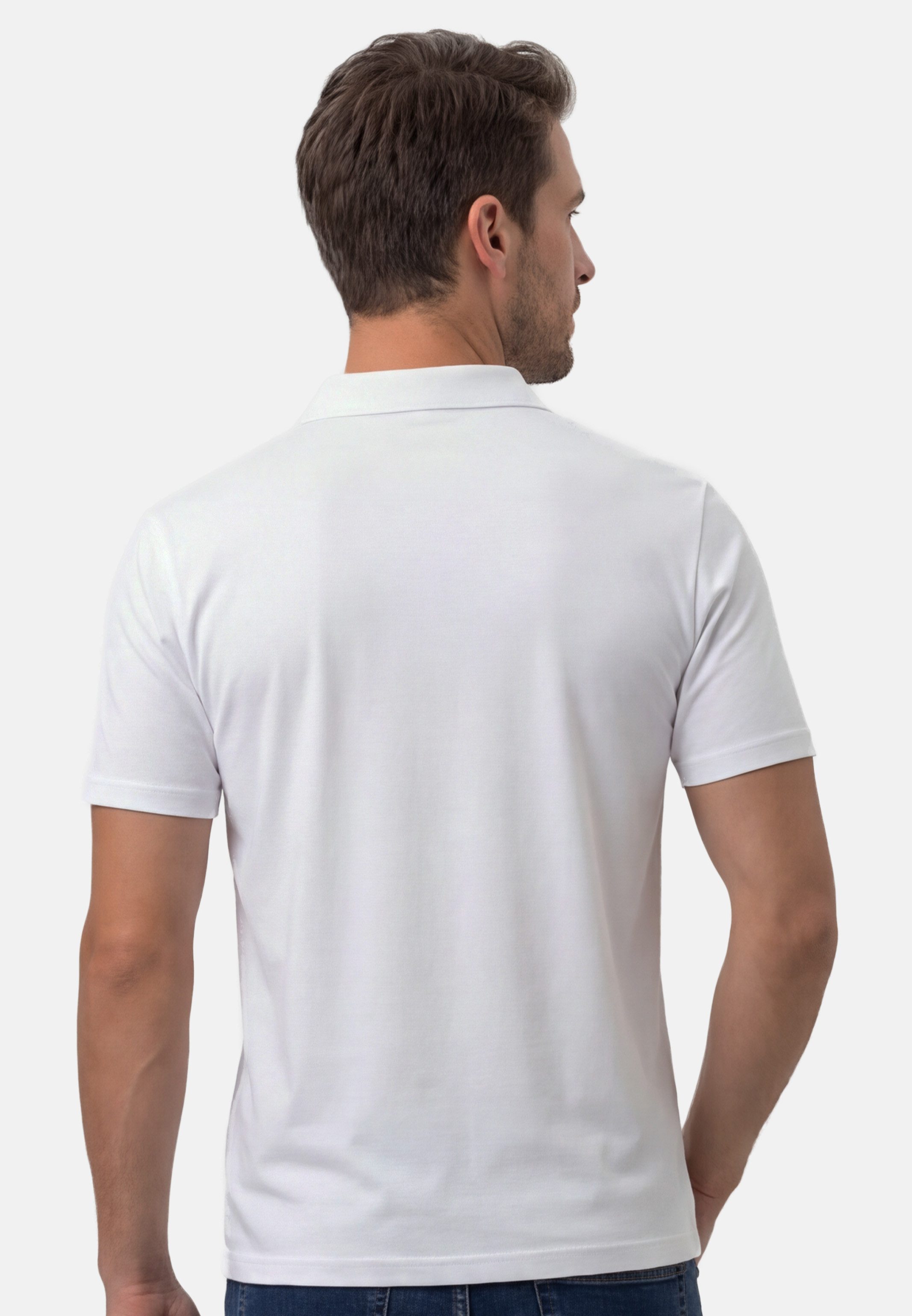 RAGMAN Poloshirt 2er Pack Basic (Spar-Set, 2-tlg) Poloshirt - Baumwolle - Atmungsaktiv - Klassischer Look