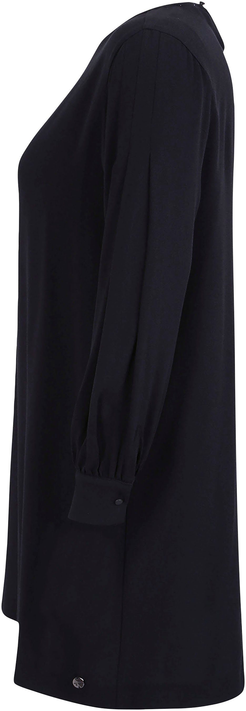 Tamaris A-Linien-Kleid mit Rundhalsausschnitt- NEUE beauty KOLLEKTION black