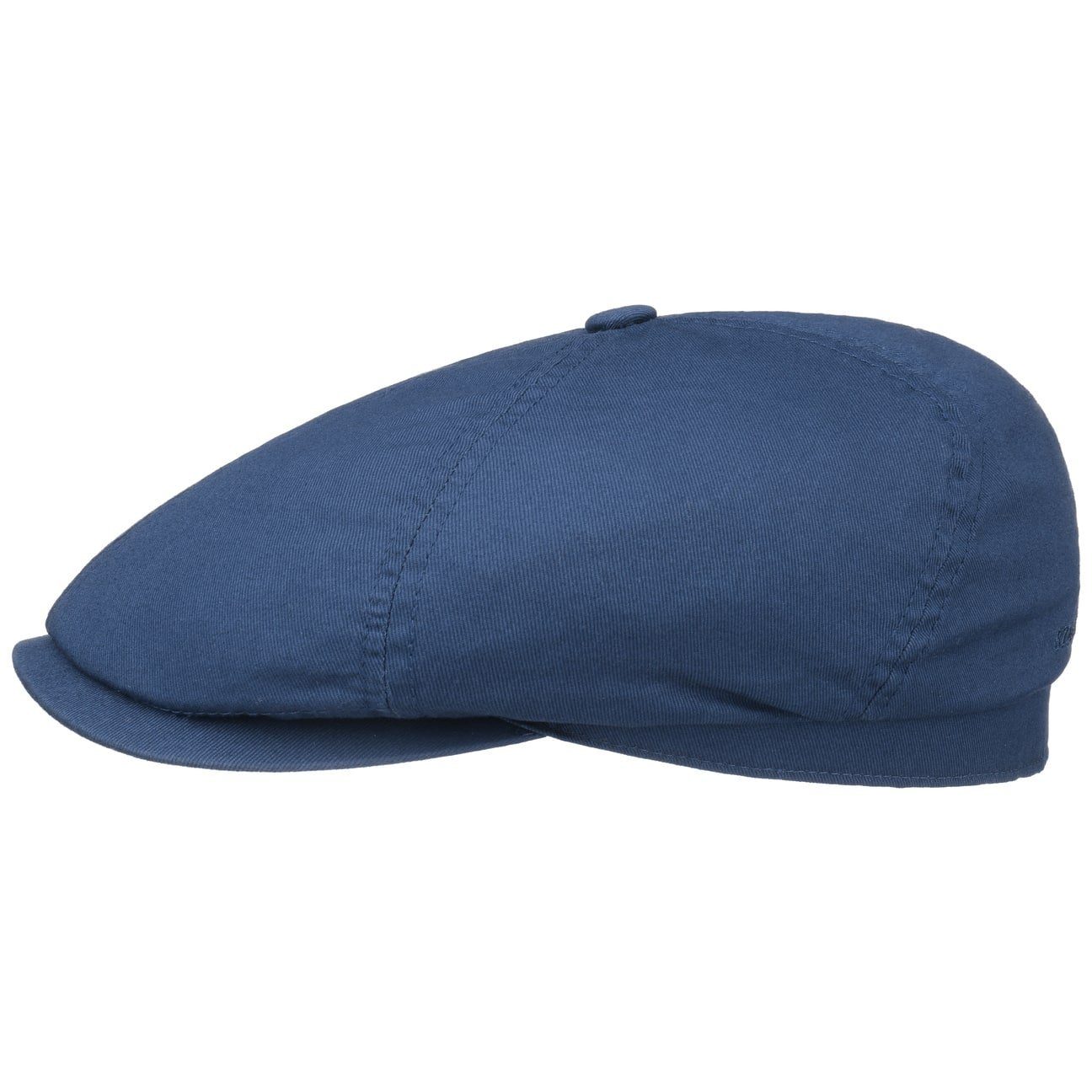 Stetson Flat Cap (1-St) Schirmmütze mit Schirm dunkelblau