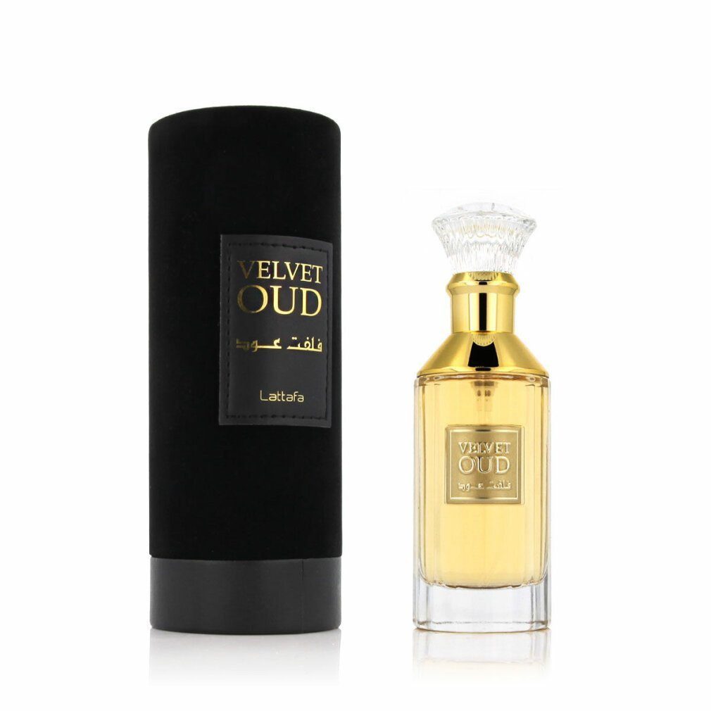 Lattafa Eau de Parfum Velvet Oud, Glasflakon, Parfüm EDP, Unisex Duft