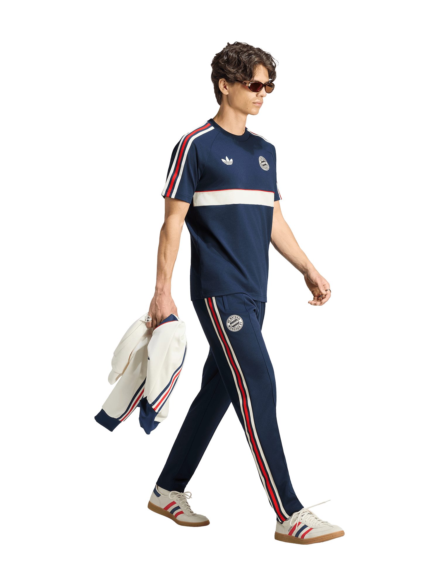 adidas Performance T-Shirt FC Bayern München, T-Shirt Away, Herren, Navy
