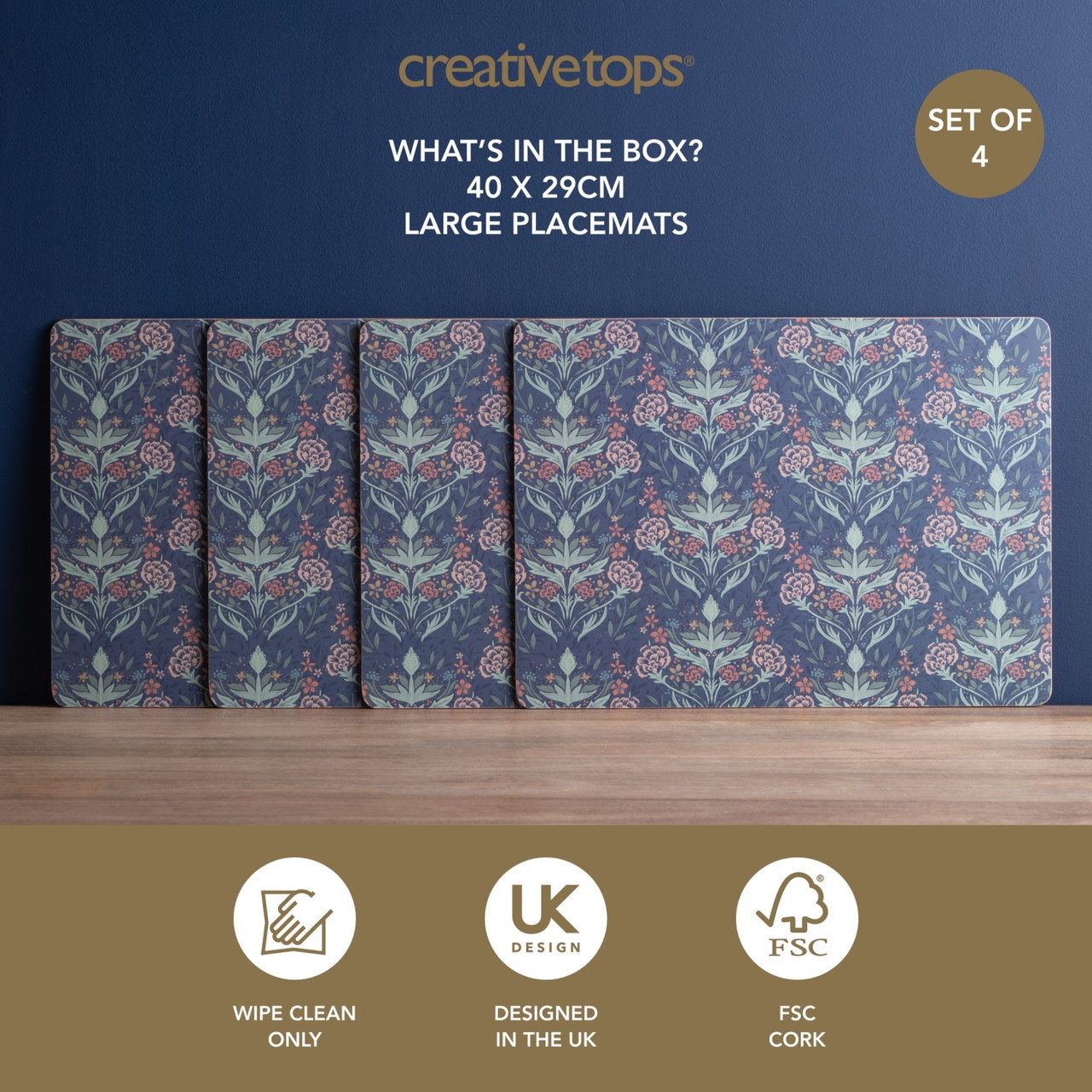 Creative Tops Platzset Kork, in Geschenkbox, günstig online kaufen