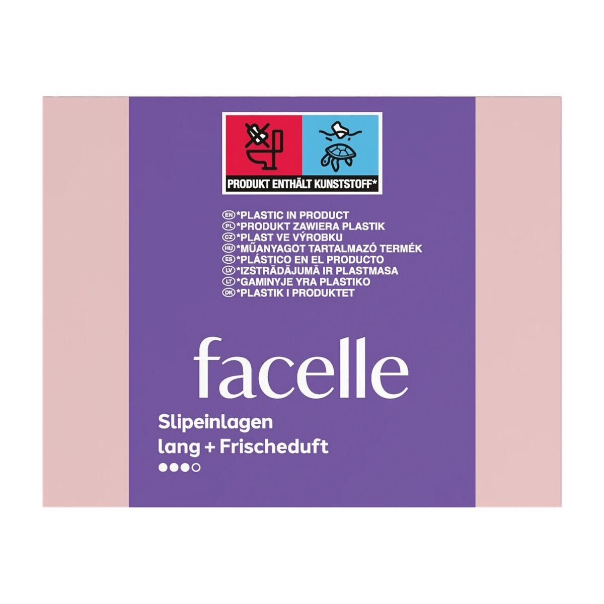 facelle Slip-Einlage lang mit Frischeduft, 35 Stück