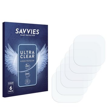 Savvies Schutzfolie für Samsung Galaxy Tab S6 Lite 2020 (NUR Kameraschutz), Displayschutzfolie, 6 Stück, Folie klar