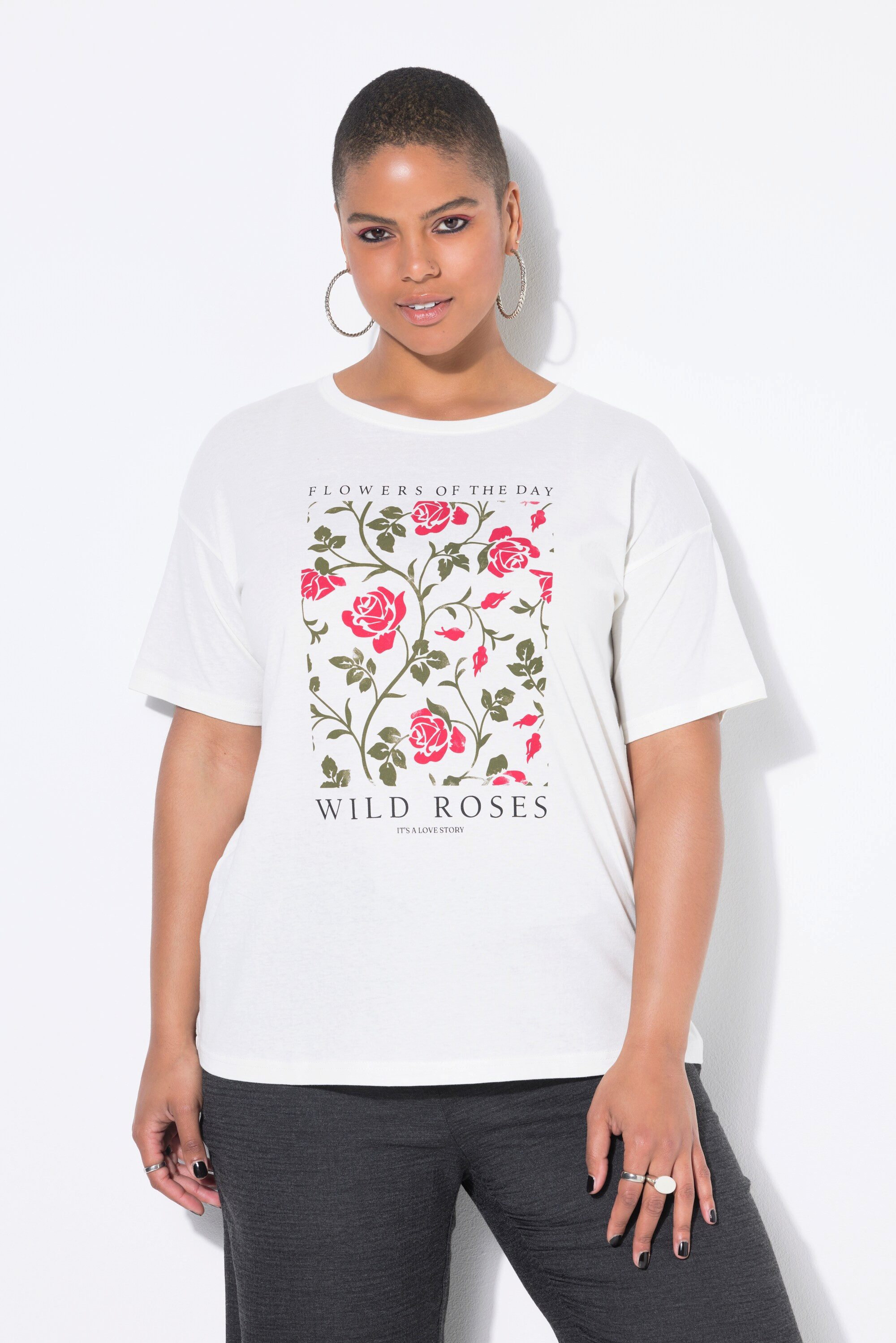 Studio Untold T-Shirt T-Shirt oversized Flower günstig online kaufen