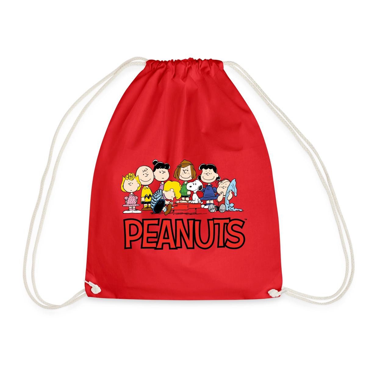 Spreadshirt Turnbeutel Peanuts Snoppy Und Friends Turnbeutel (1-tlg)
