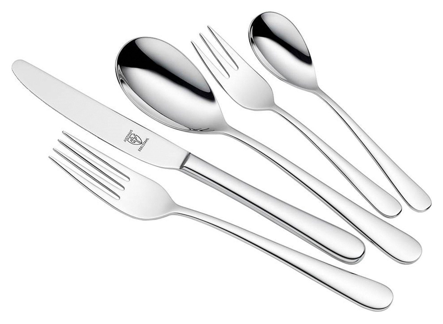 Justinus Besteck-Set AVENTUS, 30-teilig, für 6 Personen, (30-tlg), 6 Personen, Edelstahl 18/10