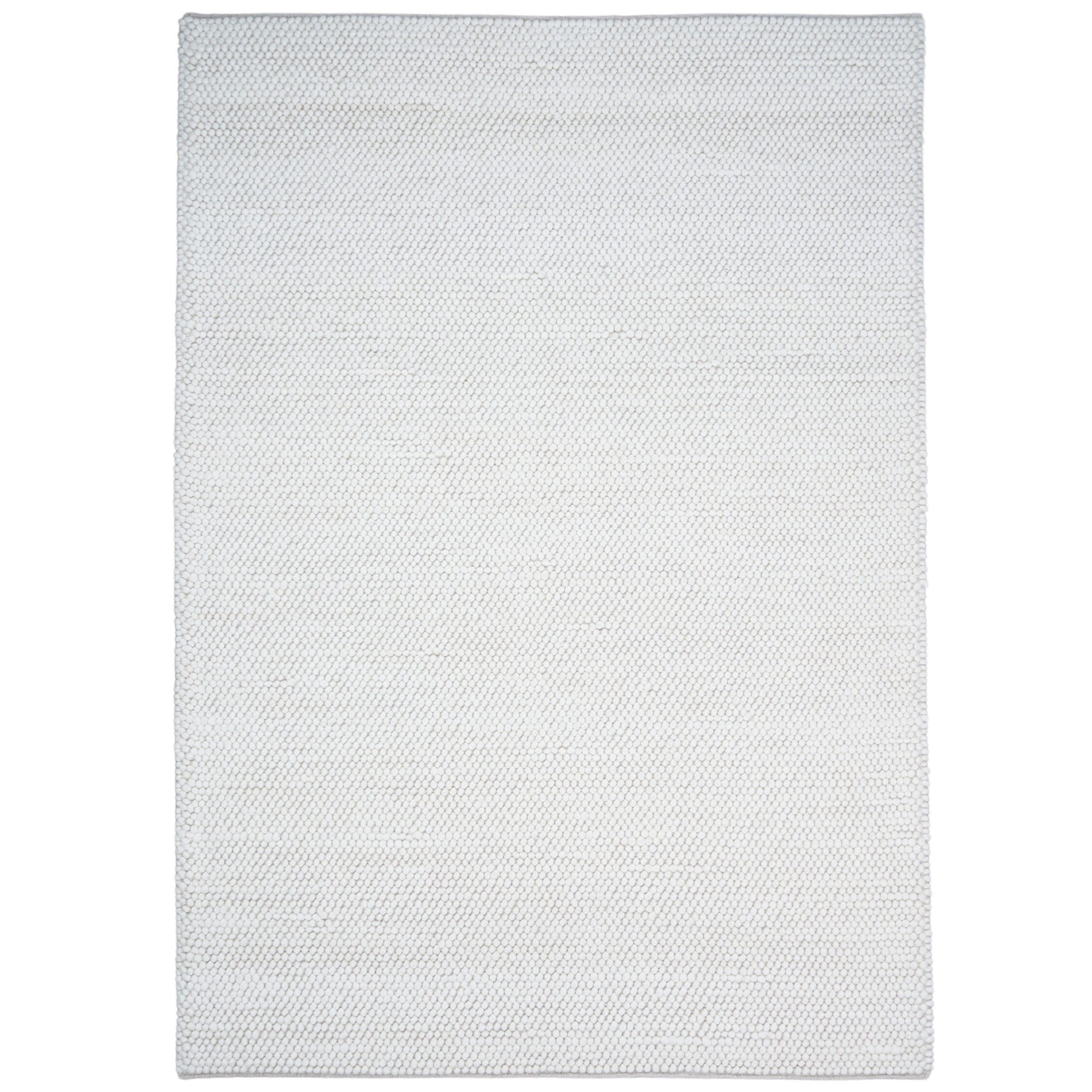 Consilio Concept Designteppich WOOLY Teppich Wohnzimmer Wolle Designer Natur Vegan, Kugelteppich, Filzkugelteppich, Wollteppich