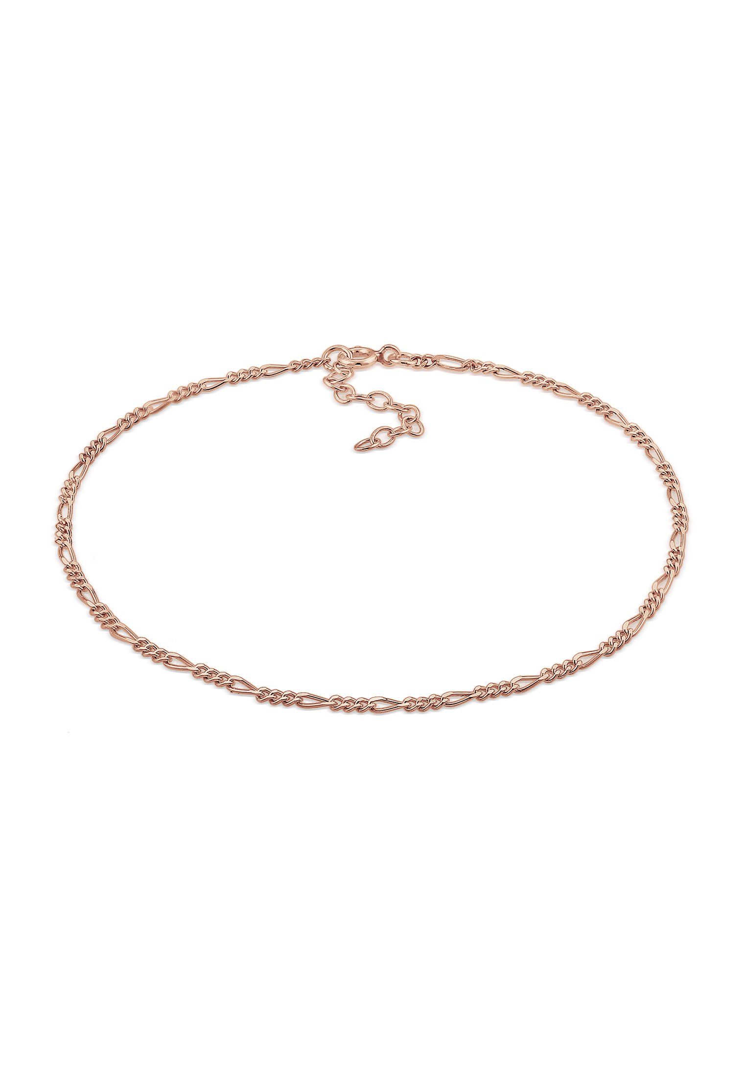 Fußkette Fußkettchen Figaro Silber Elli Basic Rosegold 925