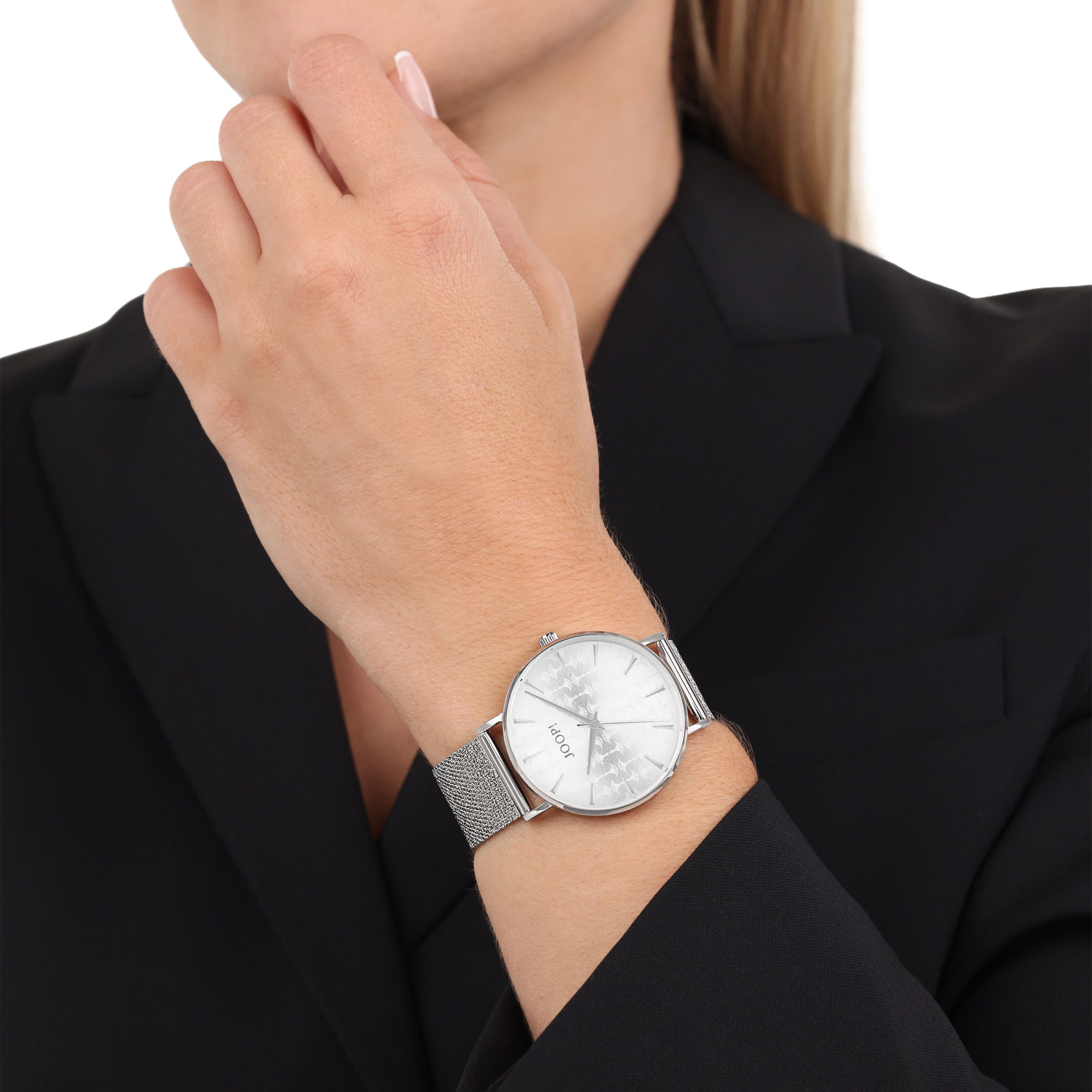 JOOP! Quarzuhr 2038614, Armbanduhr, Damenuhr, Edelstahlarmband