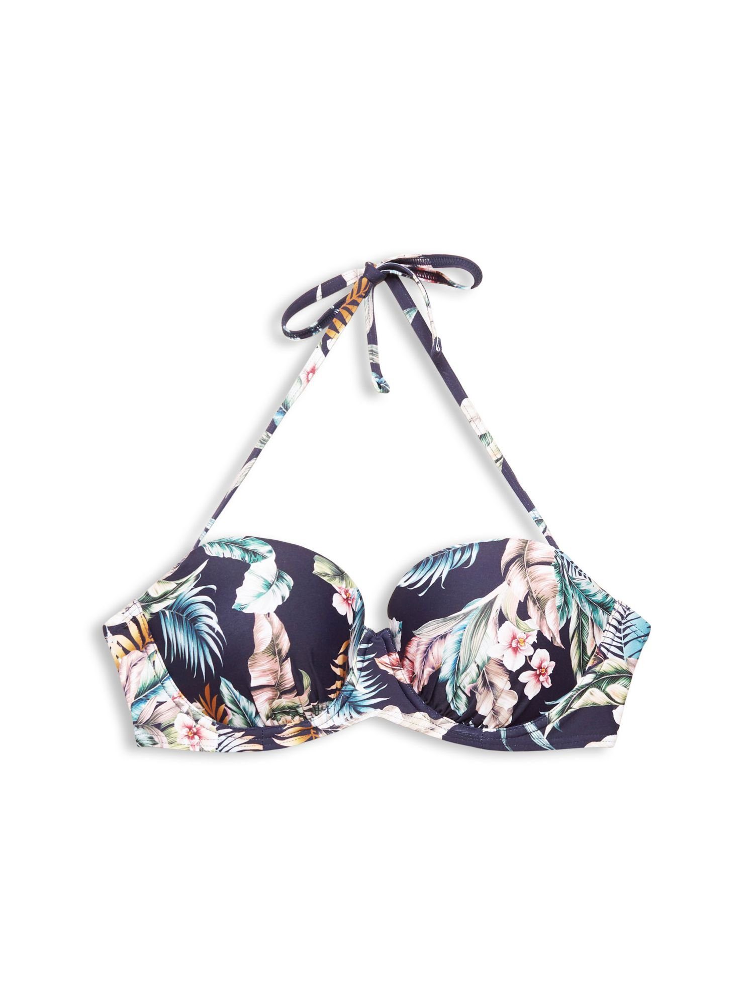 Wäsche/Bademode Bikinis Esprit Bügel-Bikini-Top Recycelt: Bügel-Top mit floralem Print