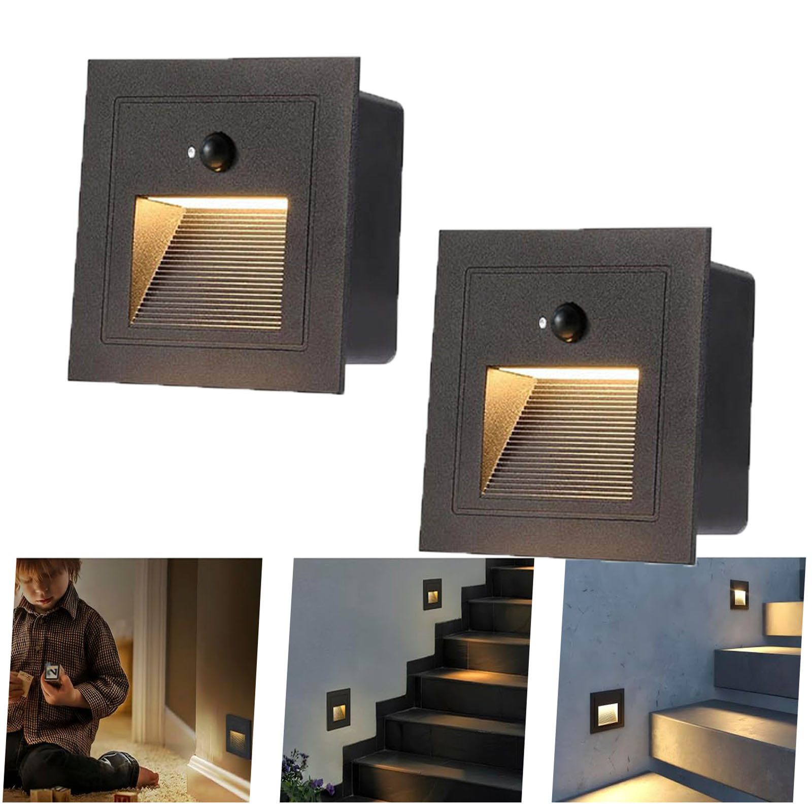 Jibenhome Außen-Wandleuchte LED Treppenlicht, IP65 Stufenleuchte günstig online kaufen