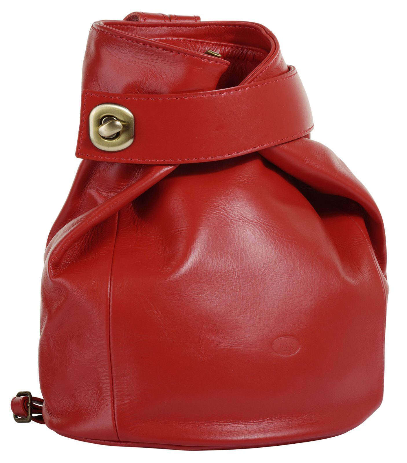 Piké Cityrucksack, echt Leder, Made in Italy