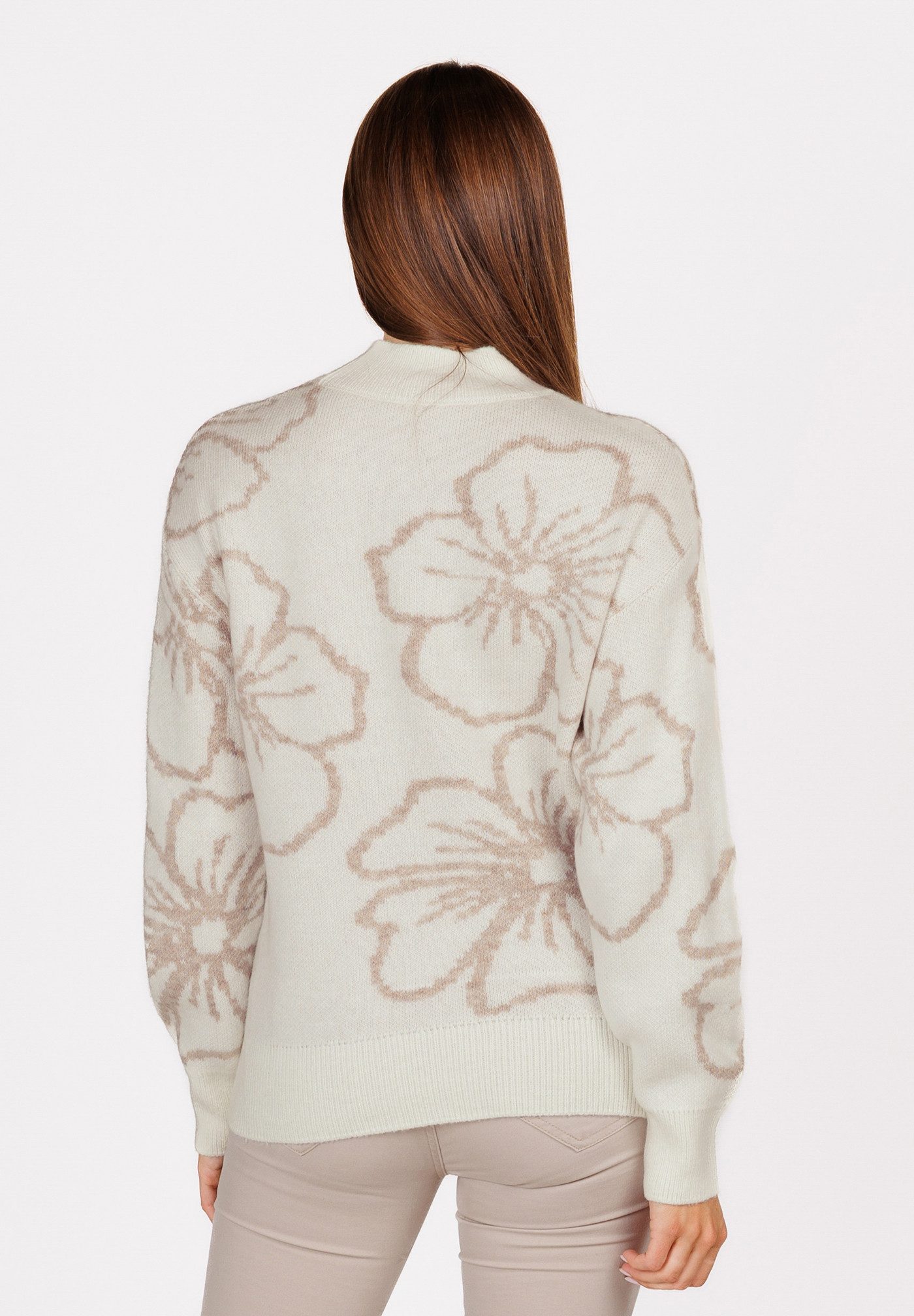 Key Largo Rundhalspullover WKN BLUSH round (1-tlg)