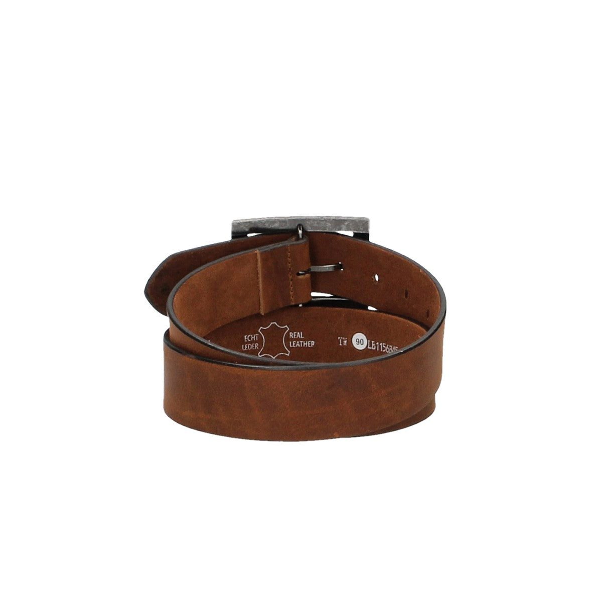 Leder Bazlen Ledergürtel Cognac 45mm mit dunkler Vollschließe (LB1156B45P-640, 1-St) sehr weiches Vollrindleder