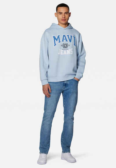 Mavi Kapuzenpullover MAVI JEANS PRINTED HOODIE Hoodie mit Mavi Jeans Print