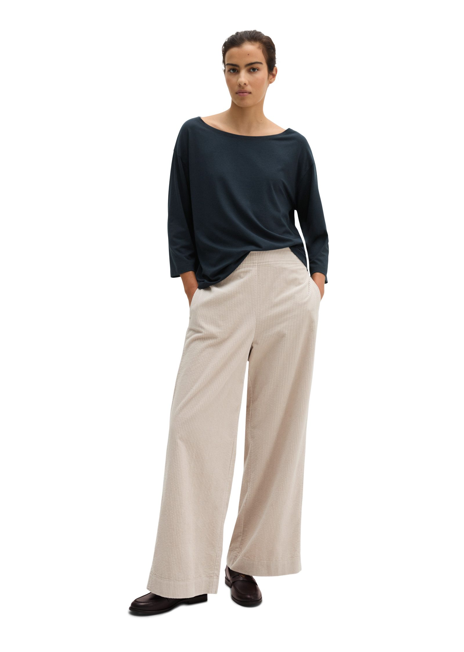 Marc O'Polo T-Shirt aus weichem Modal-Mix – Bild 5 von 5
