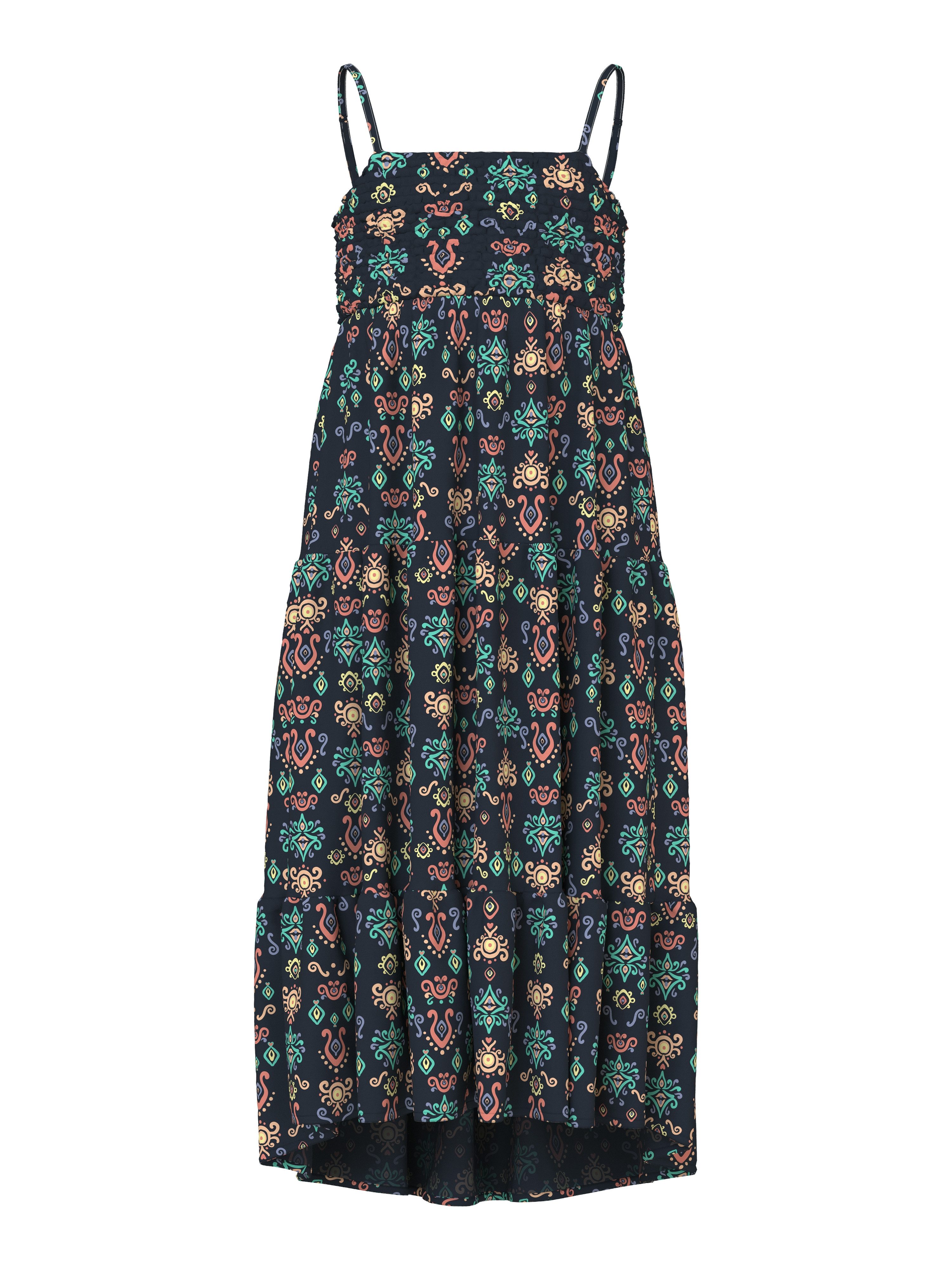 Name It Trägerkleid NKFVINAYA STRAP MAXI DRESS Materialmix, regular fit